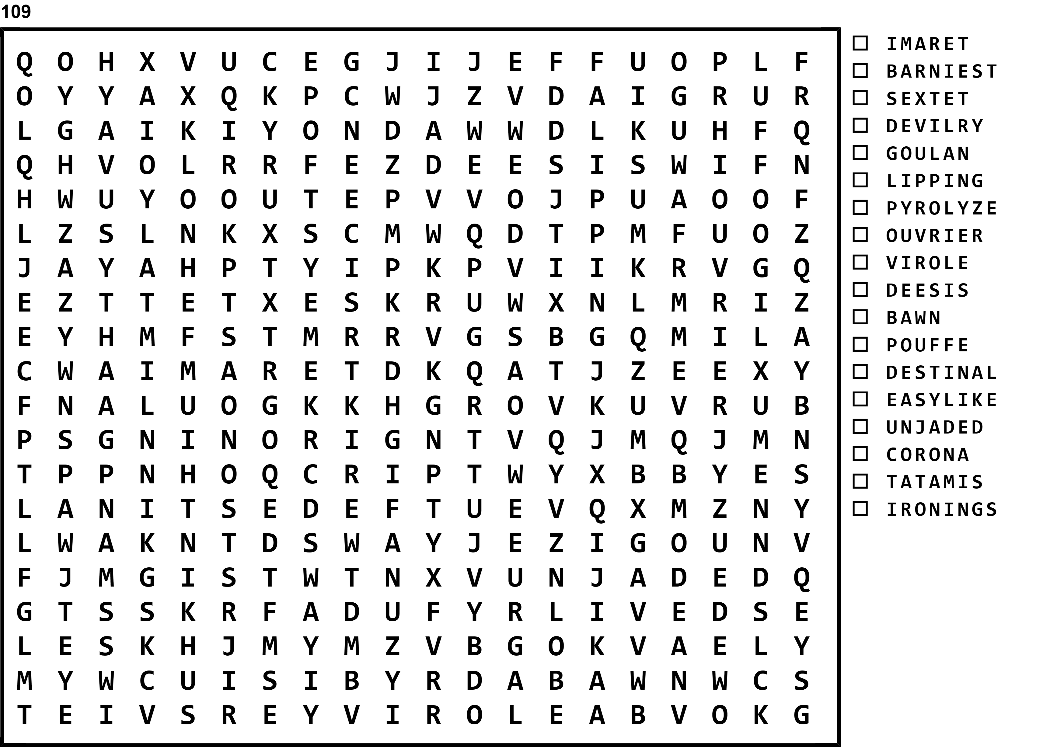 Word Search Puzzle Image