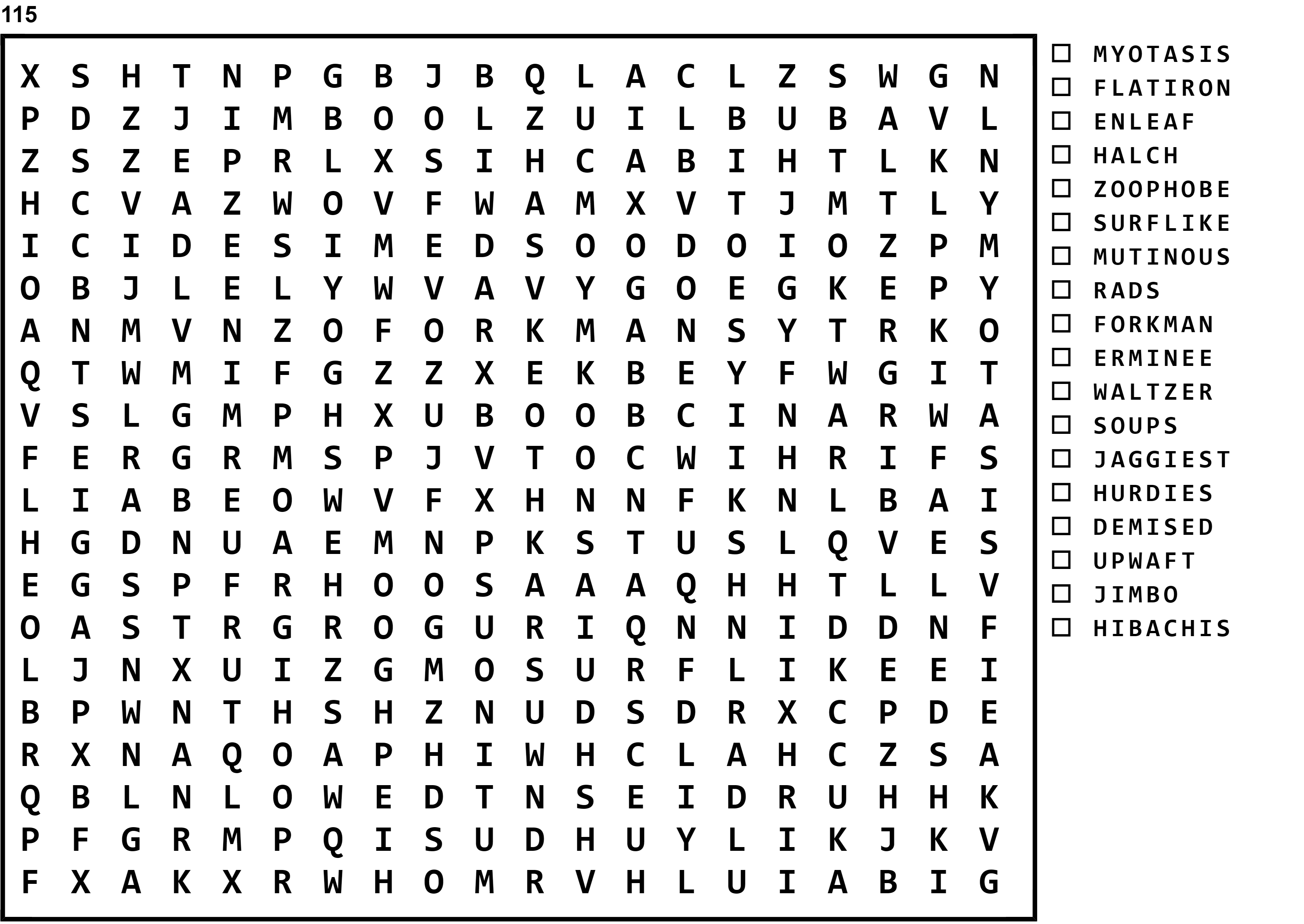 Word Search Puzzle Image
