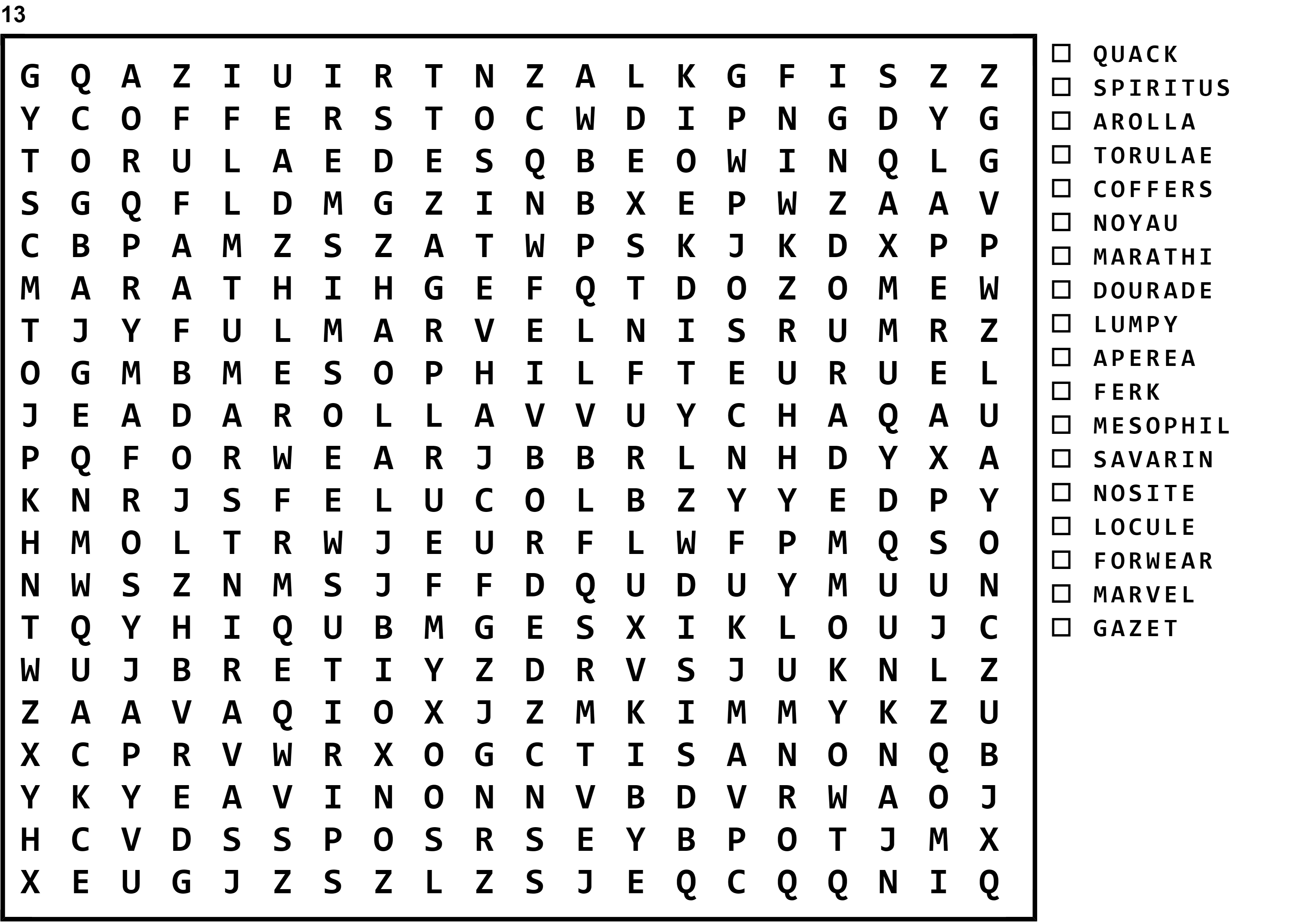 Word Search Puzzle Image