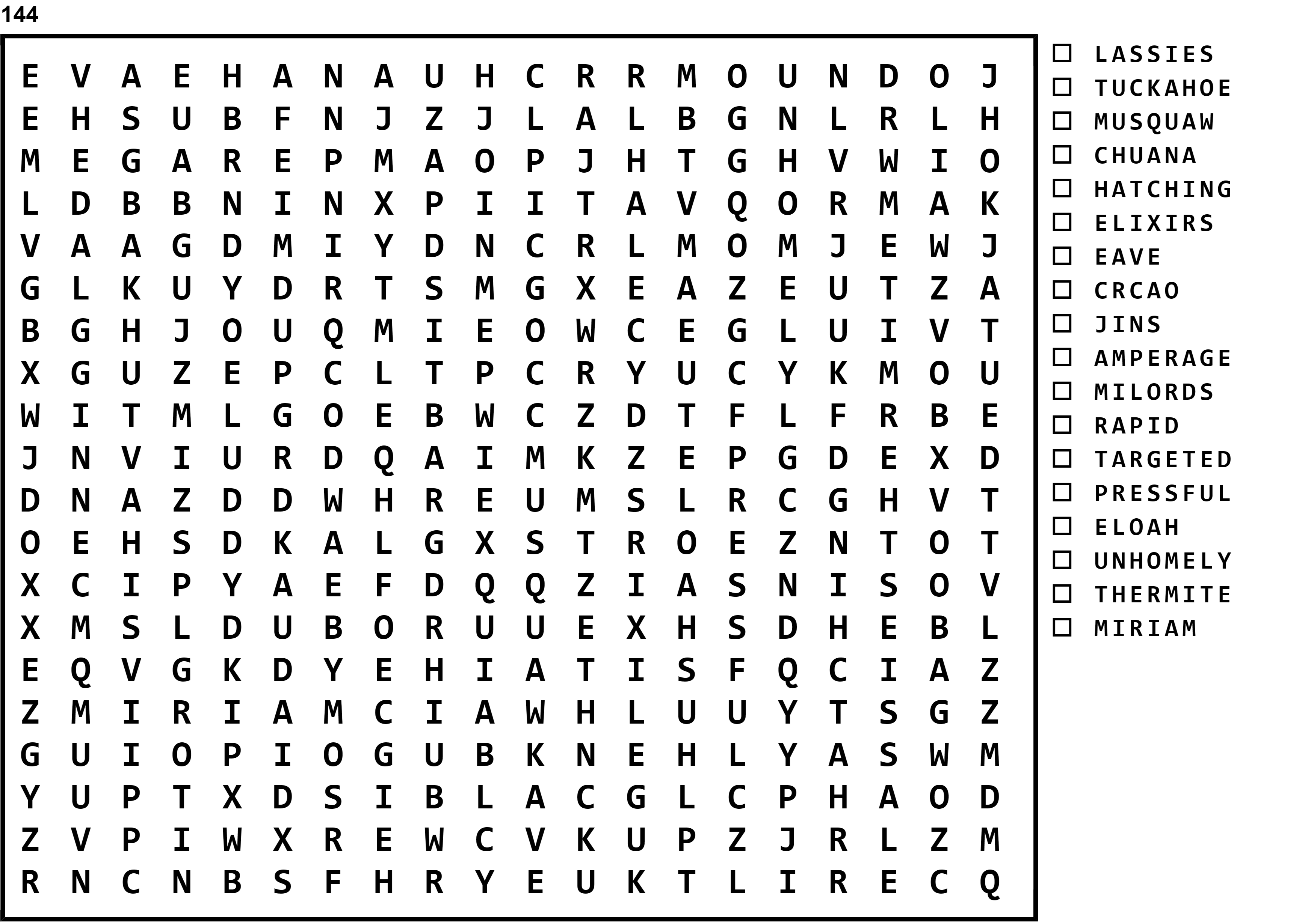 Word Search Puzzle Image