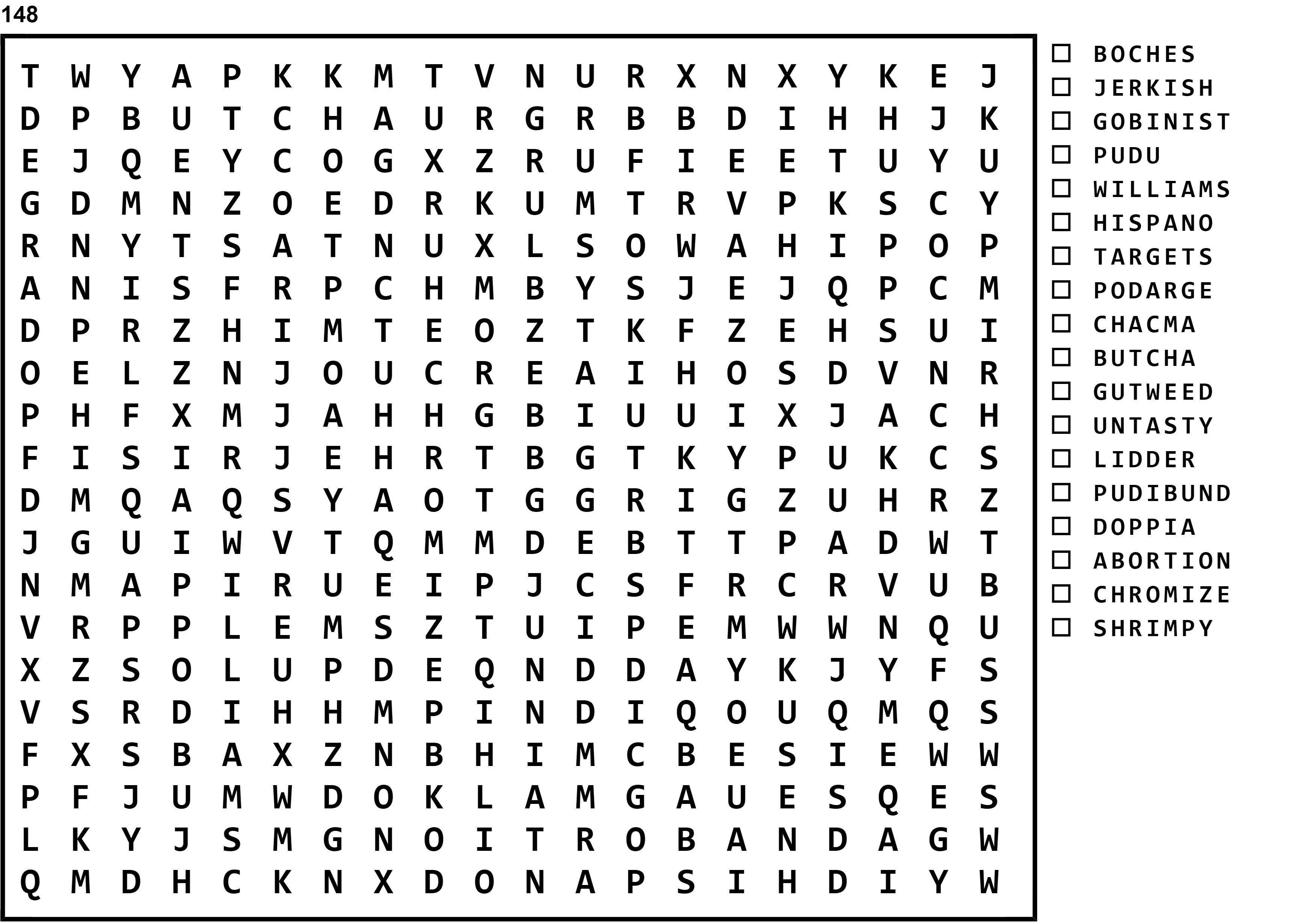 Word Search Puzzle Image