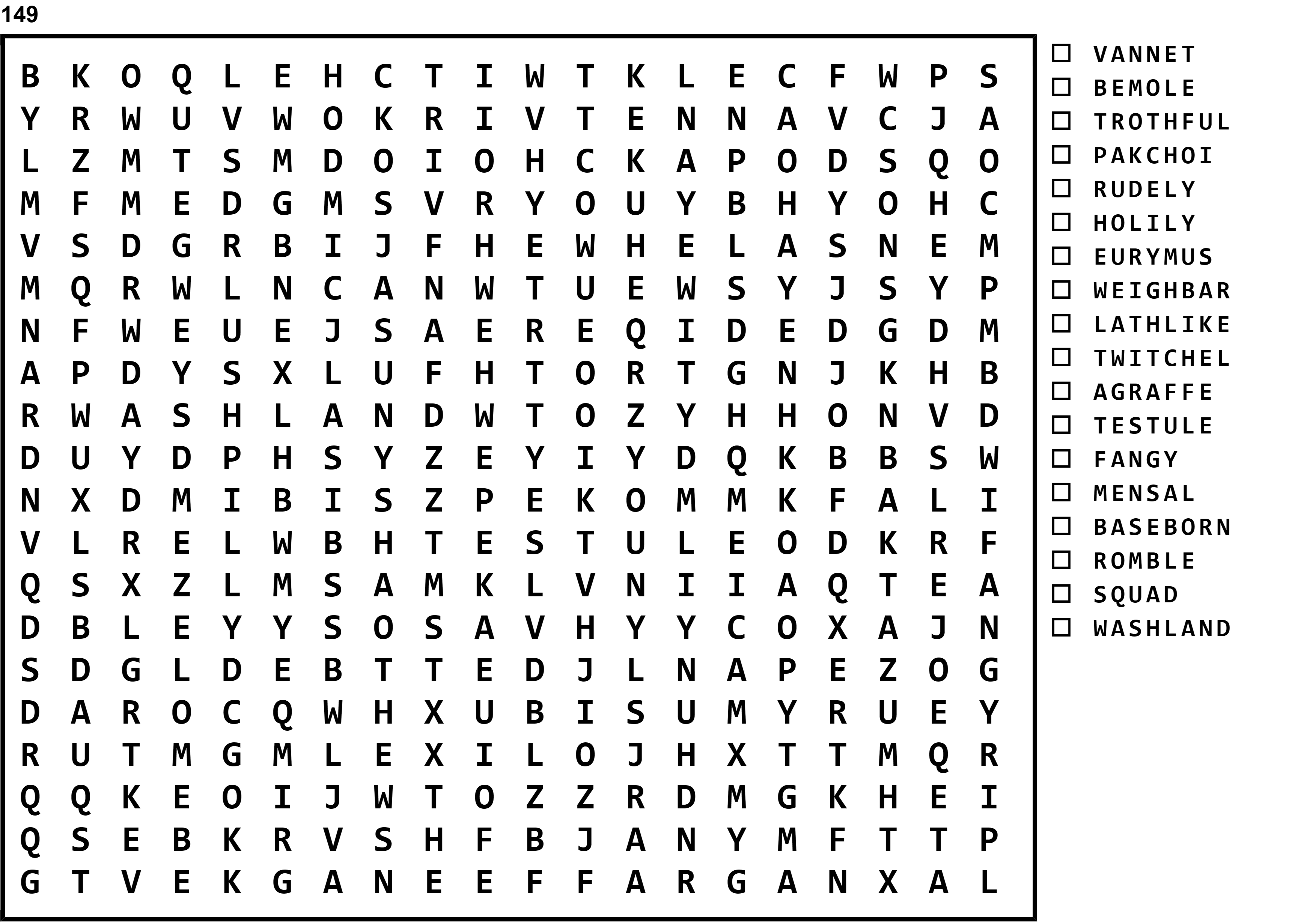 Word Search Puzzle Image