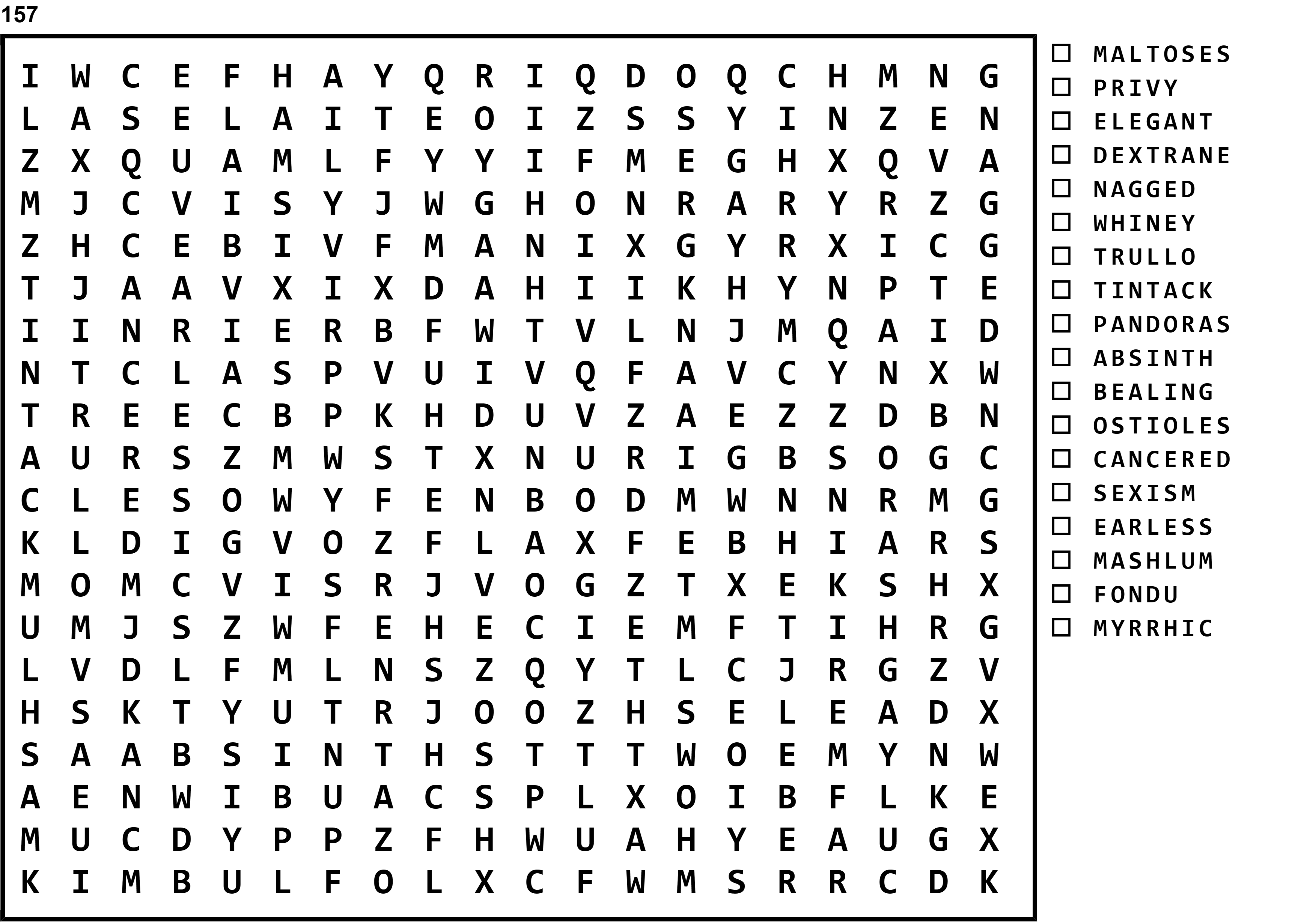 Word Search Puzzle Image