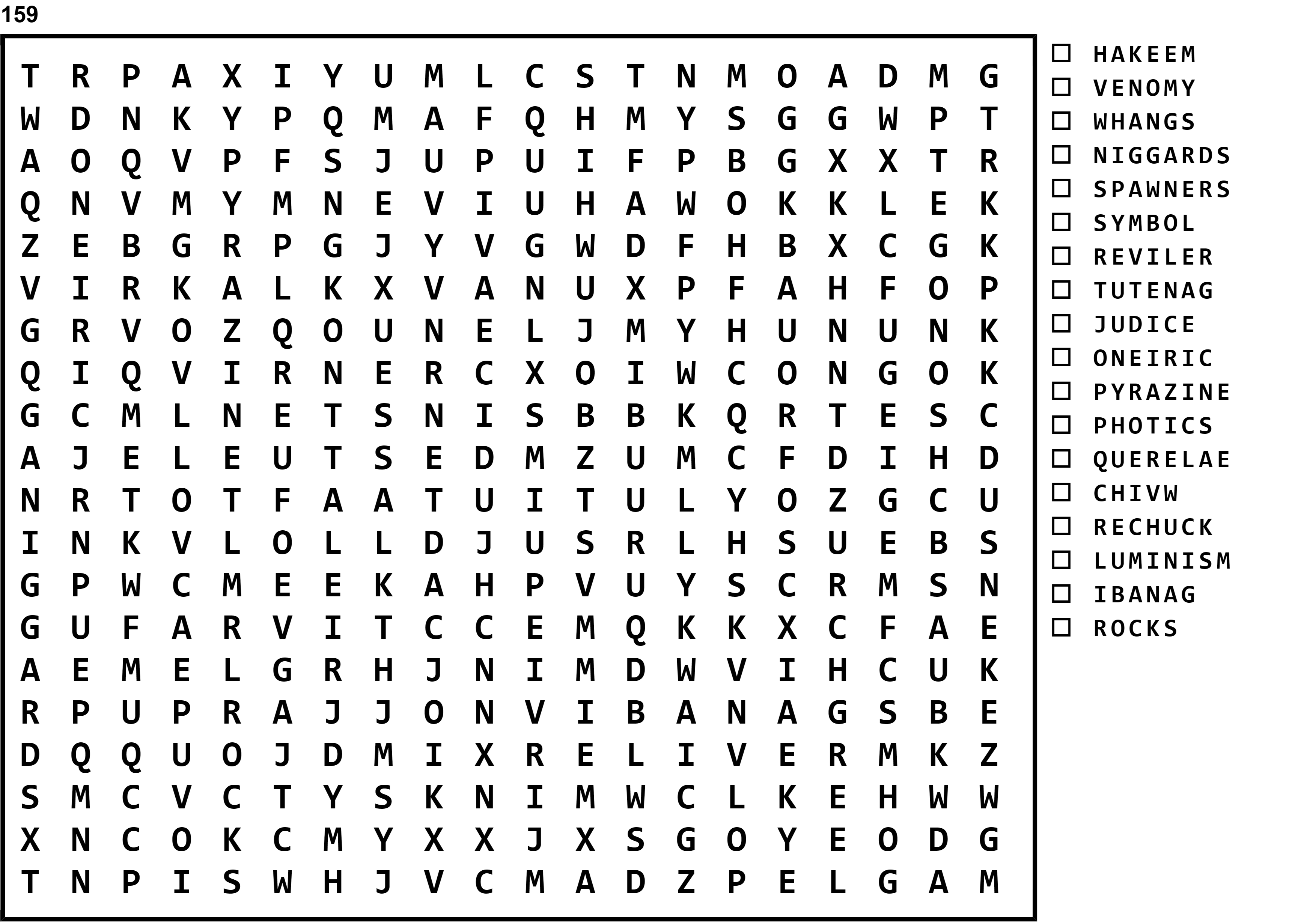 Word Search Puzzle Image