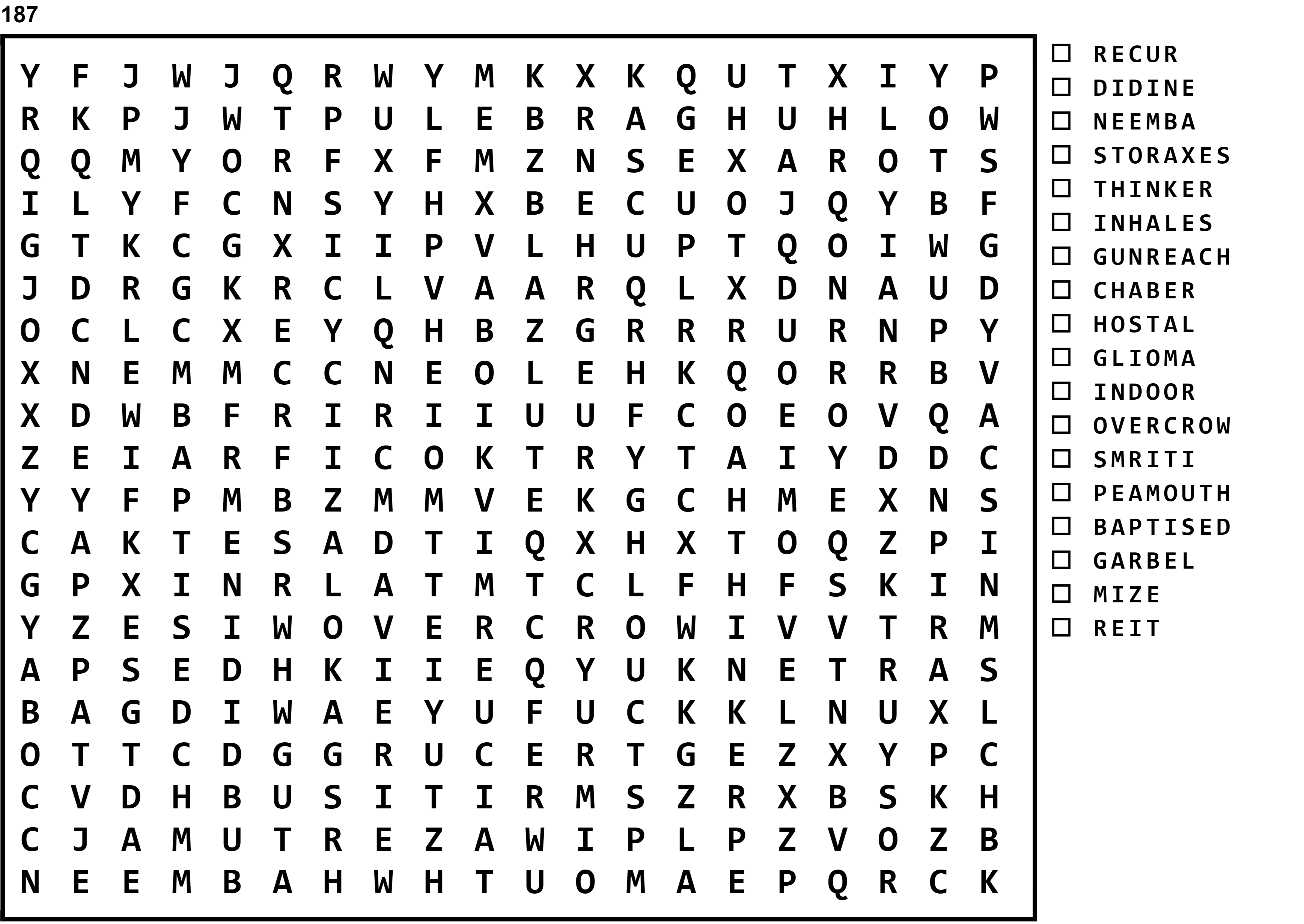 Word Search Puzzle Image