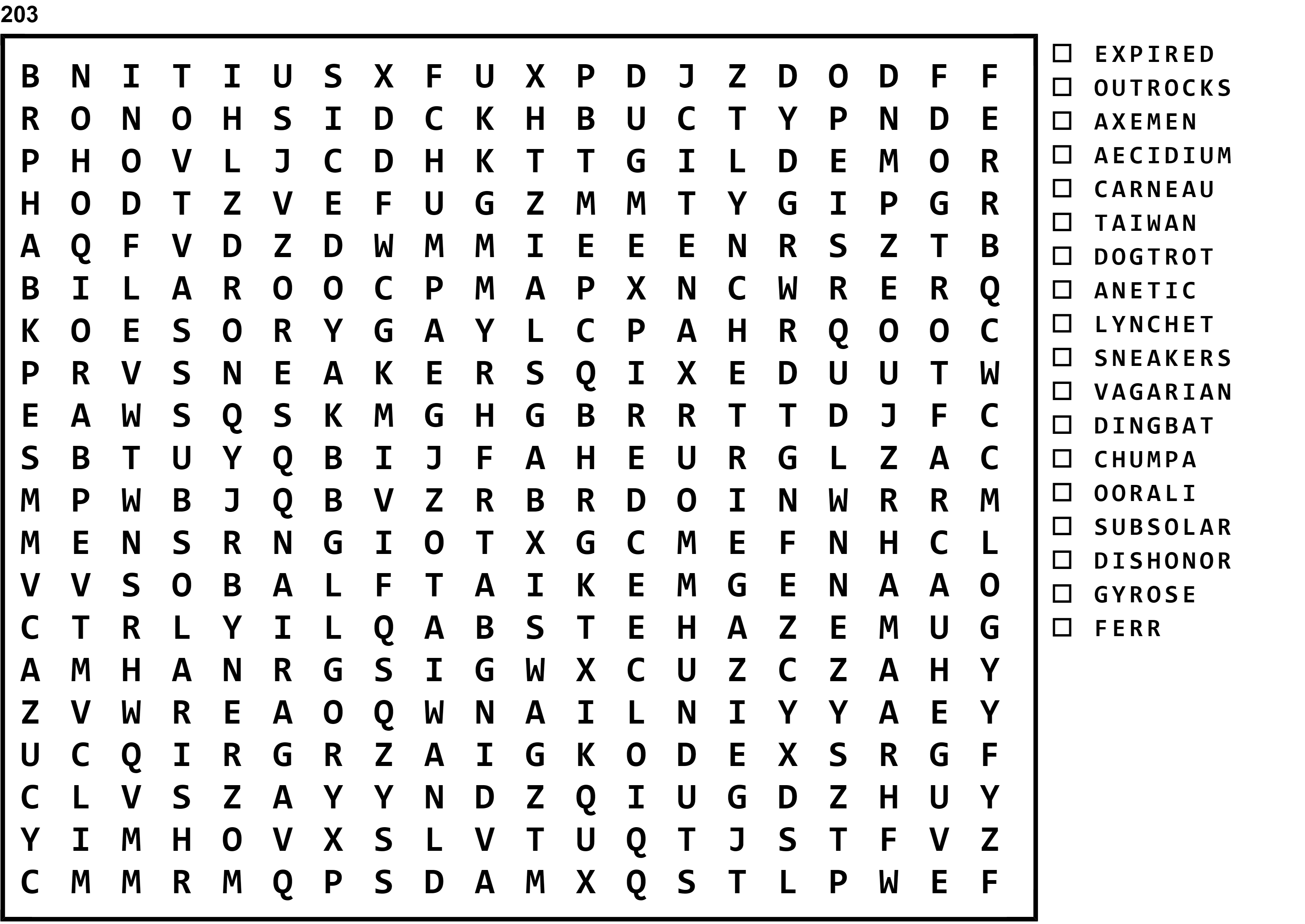 Word Search Puzzle Image