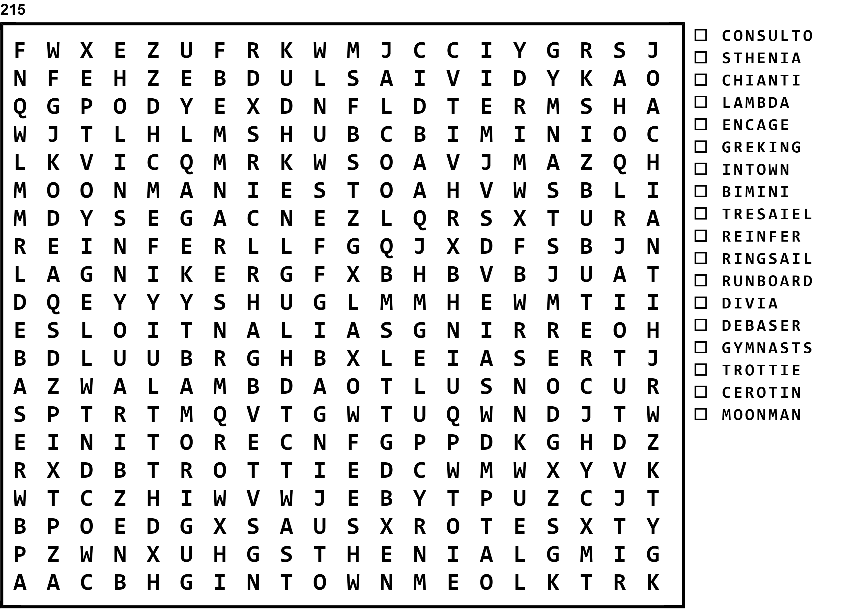 Word Search Puzzle Image