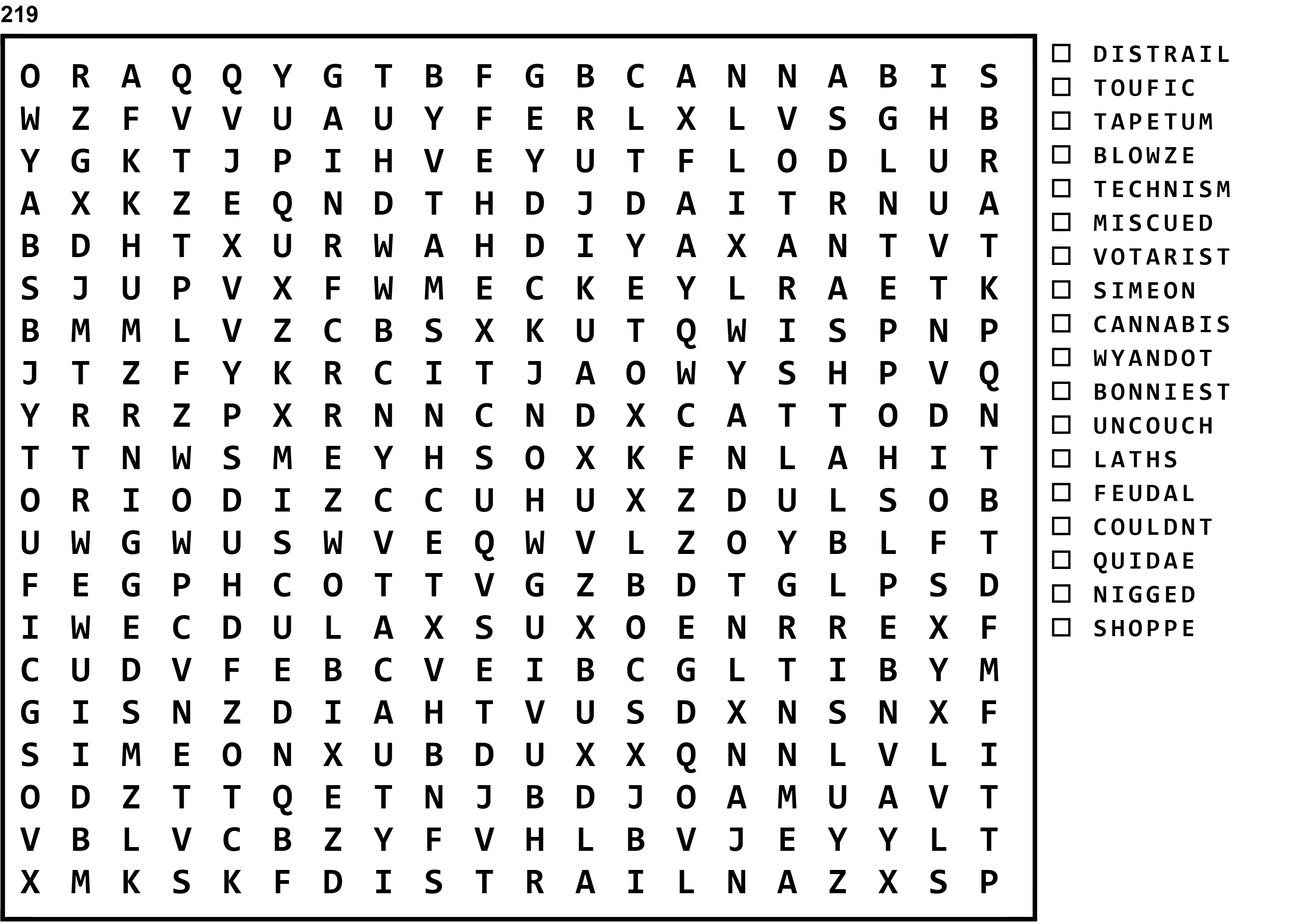 Word Search Puzzle Image