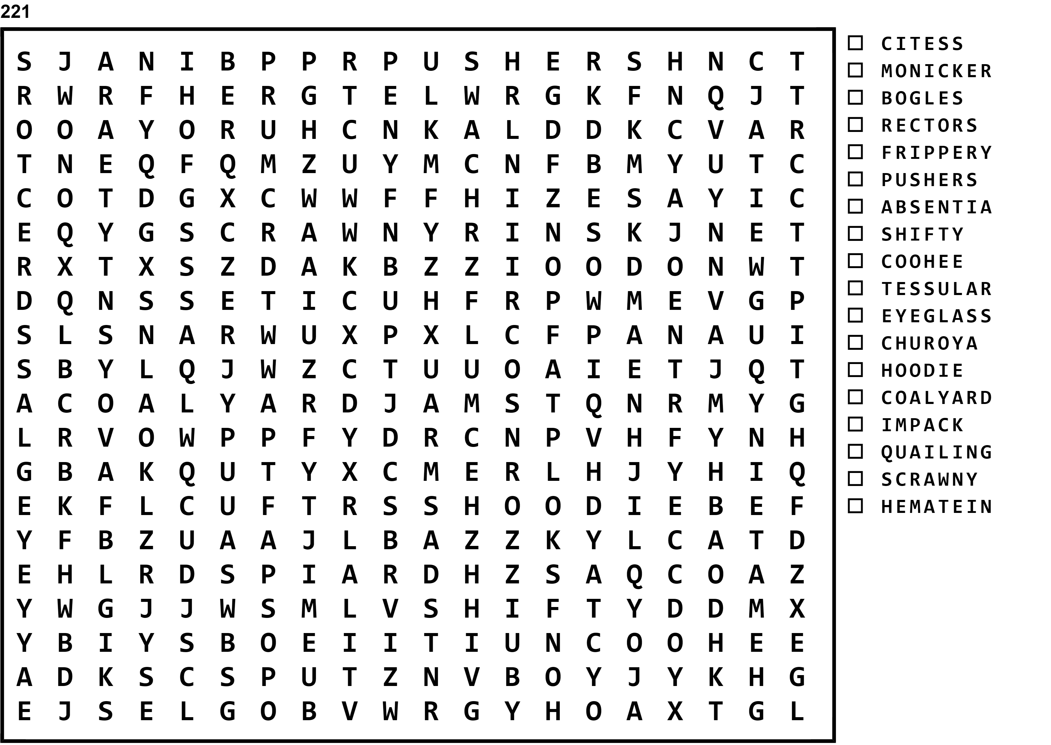 Word Search Puzzle Image