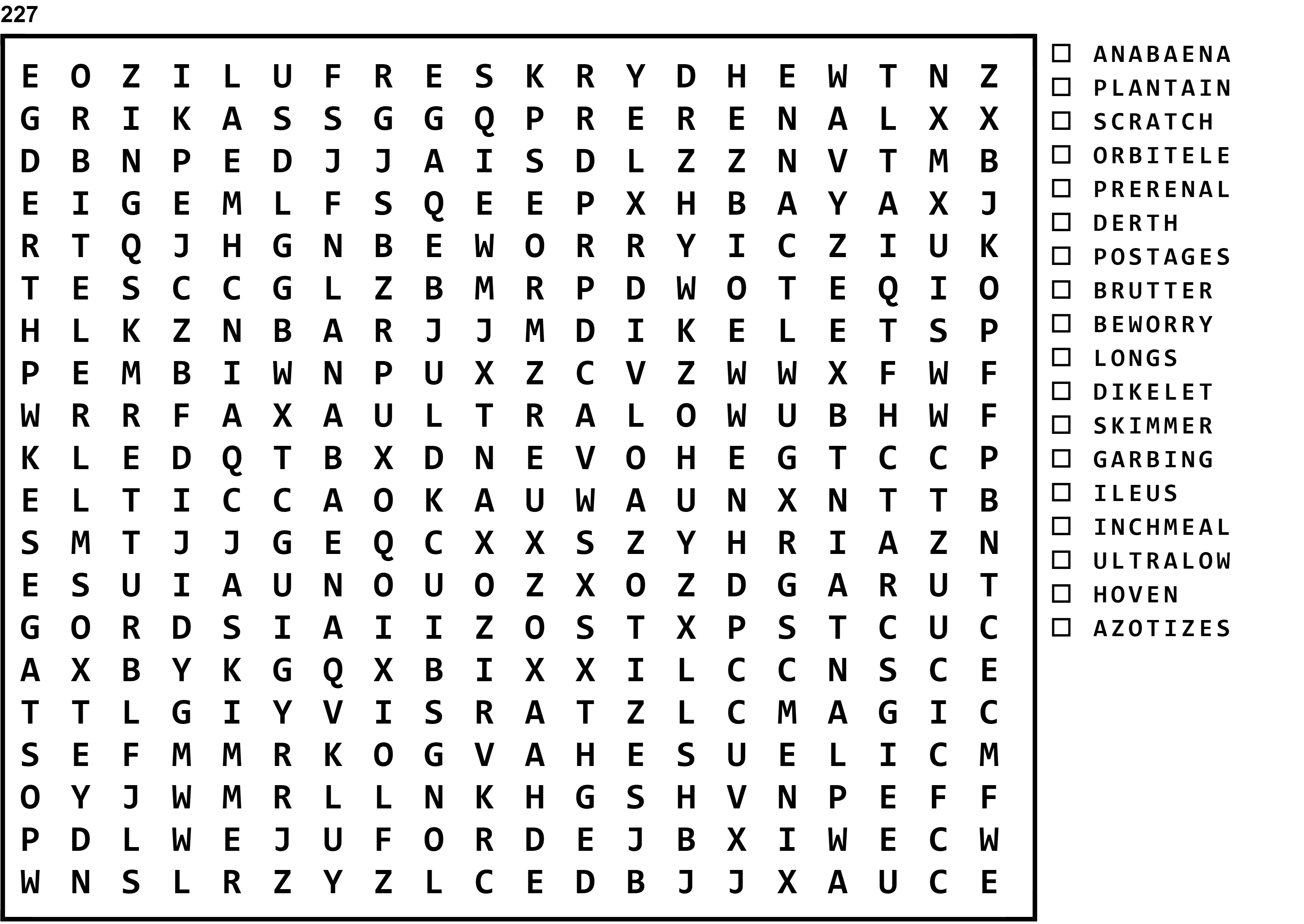 Word Search Puzzle Image