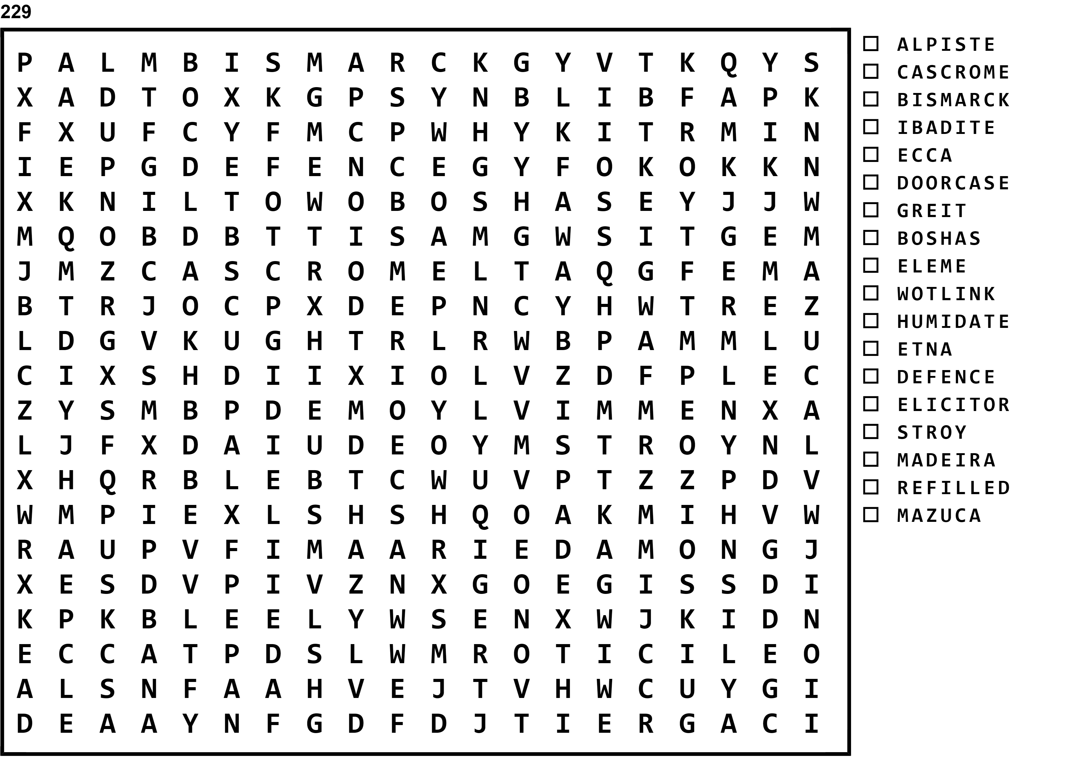 Word Search Puzzle Image