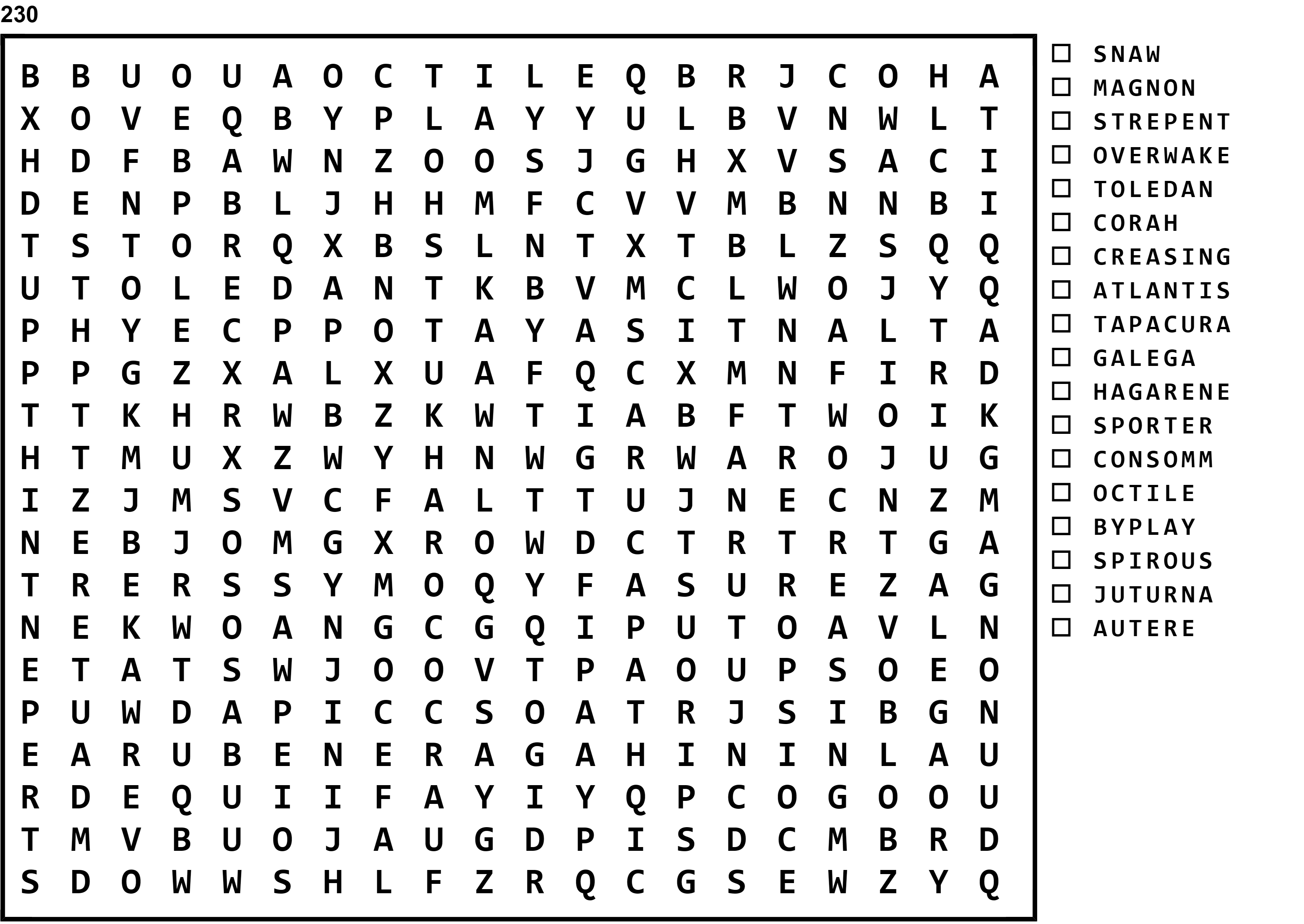 Word Search Puzzle Image