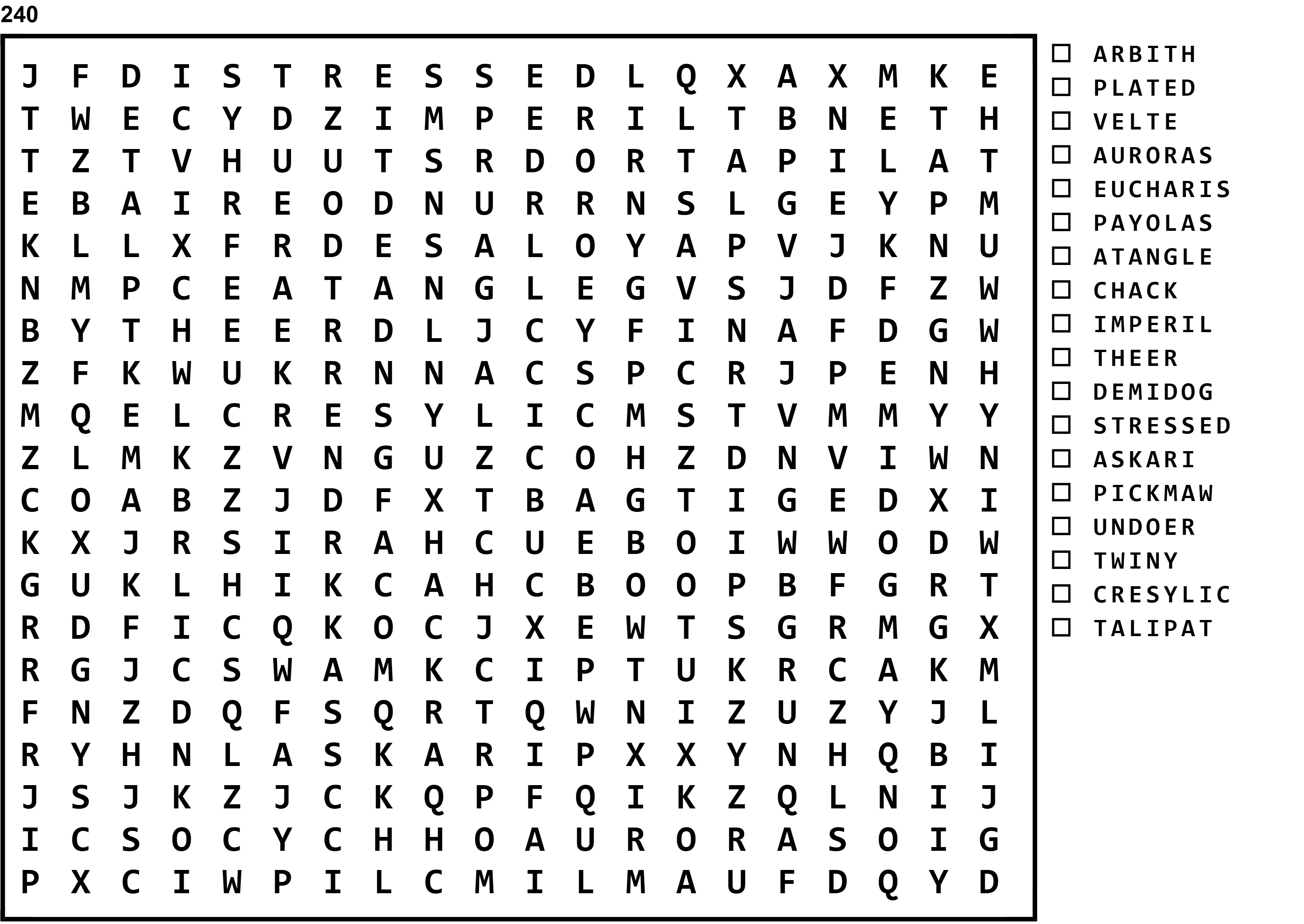 Word Search Puzzle Image