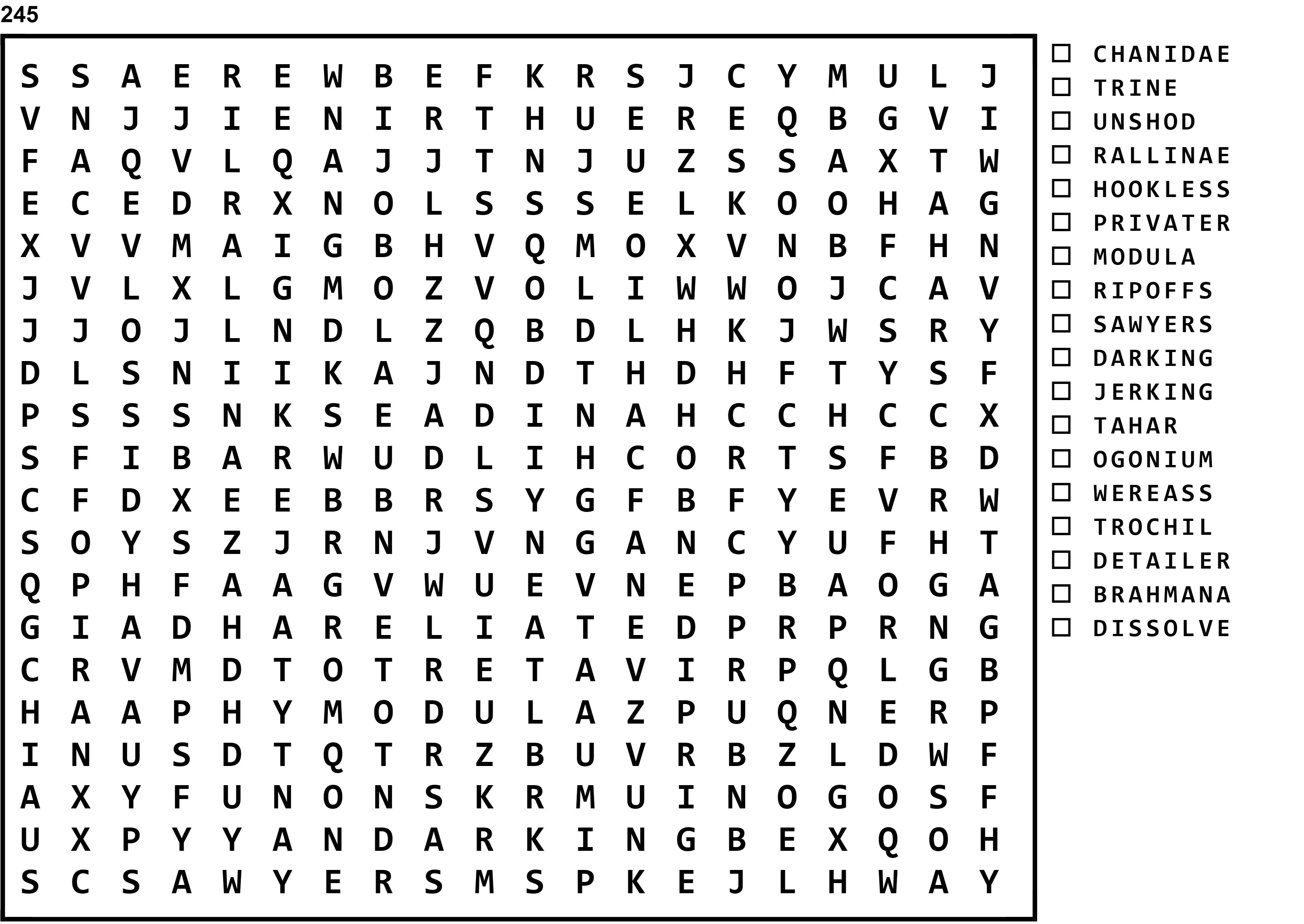 Word Search Puzzle Image