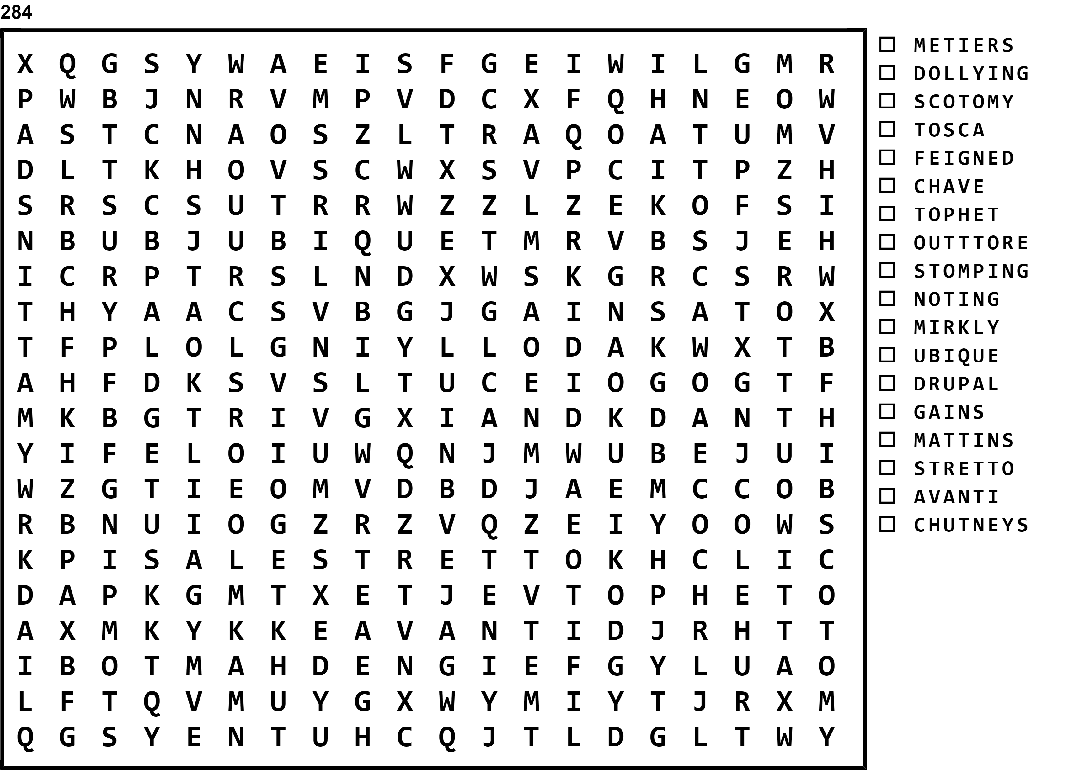 Word Search Puzzle Image