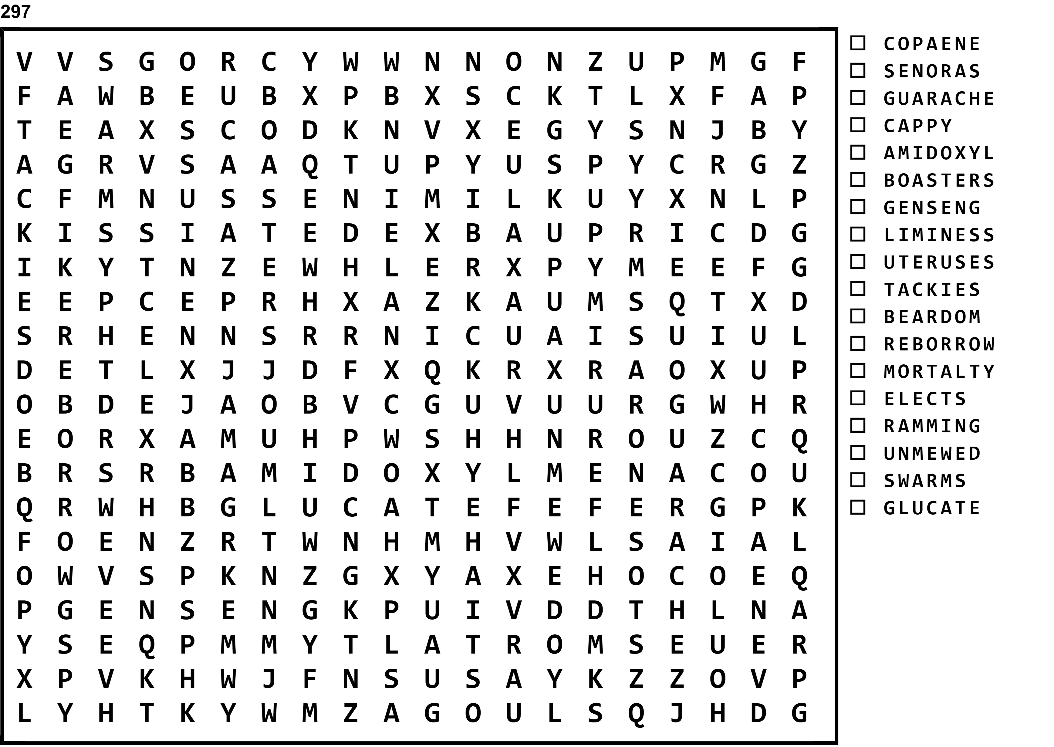 Word Search Puzzle Image
