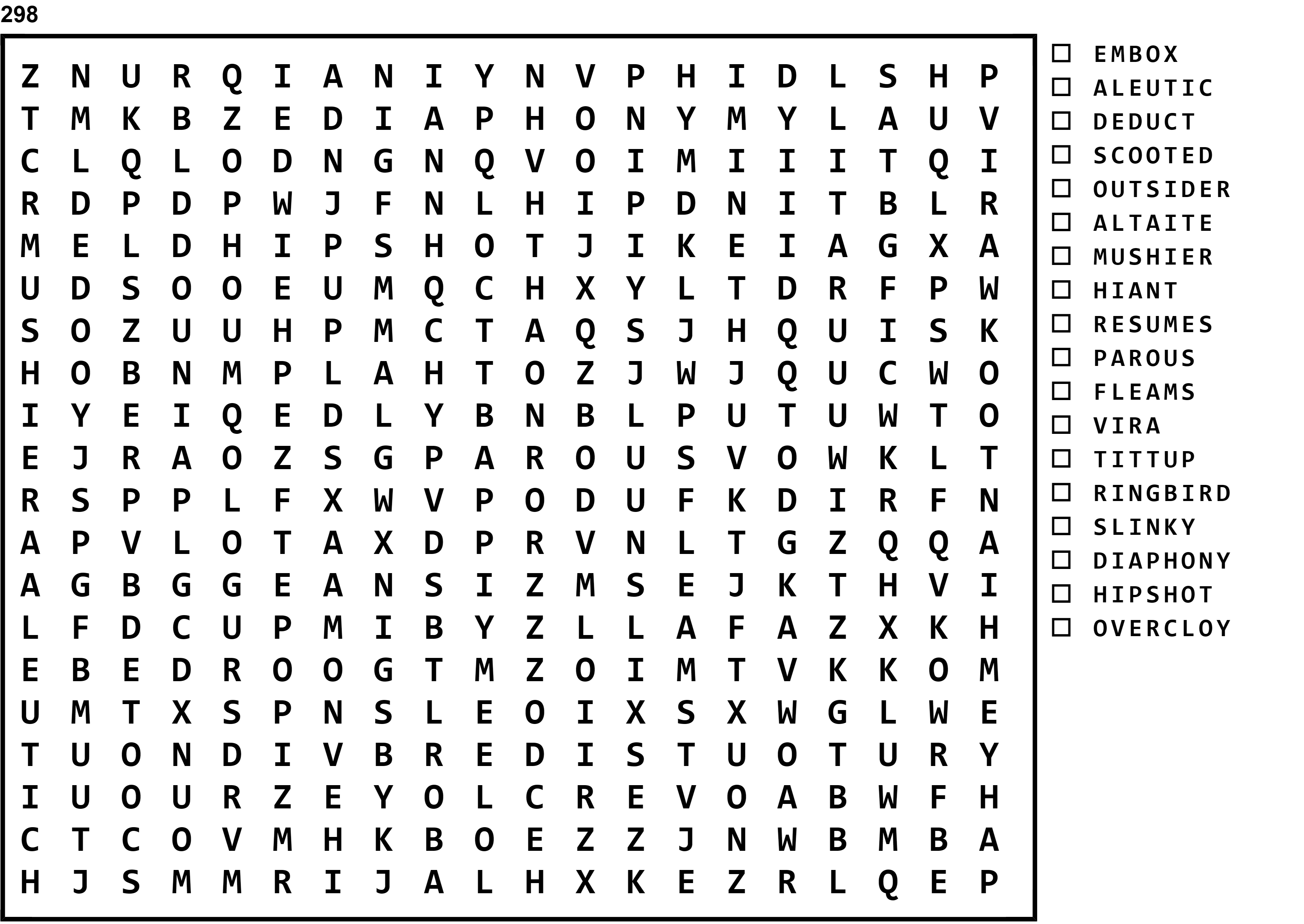 Word Search Puzzle Image