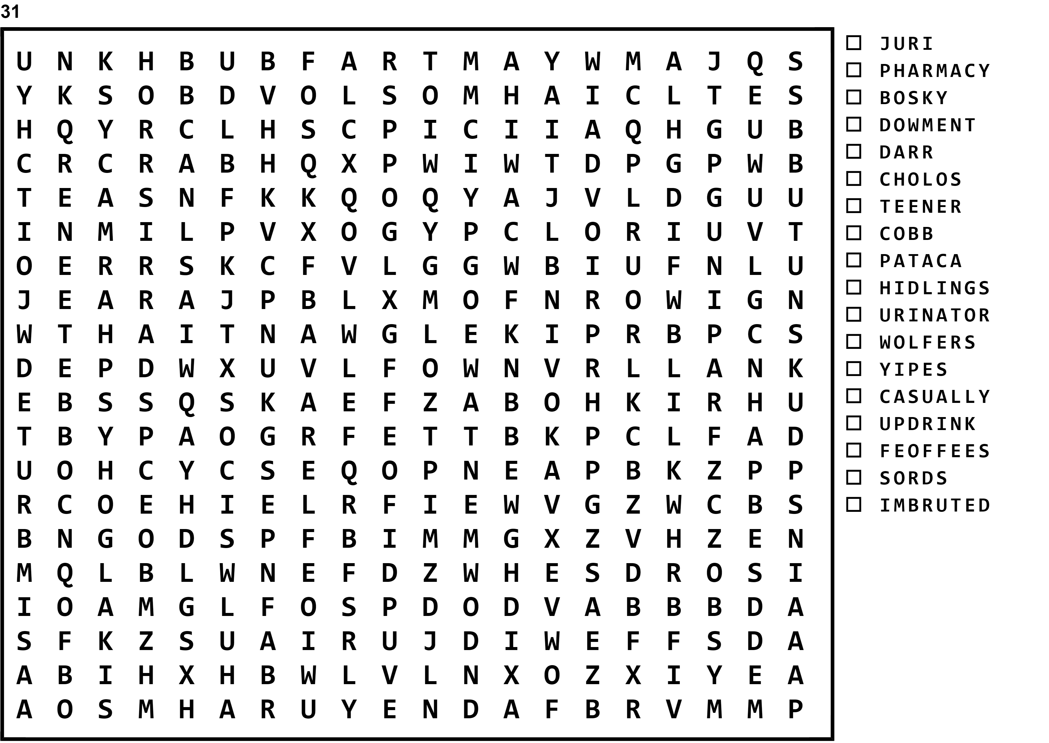Word Search Puzzle Image