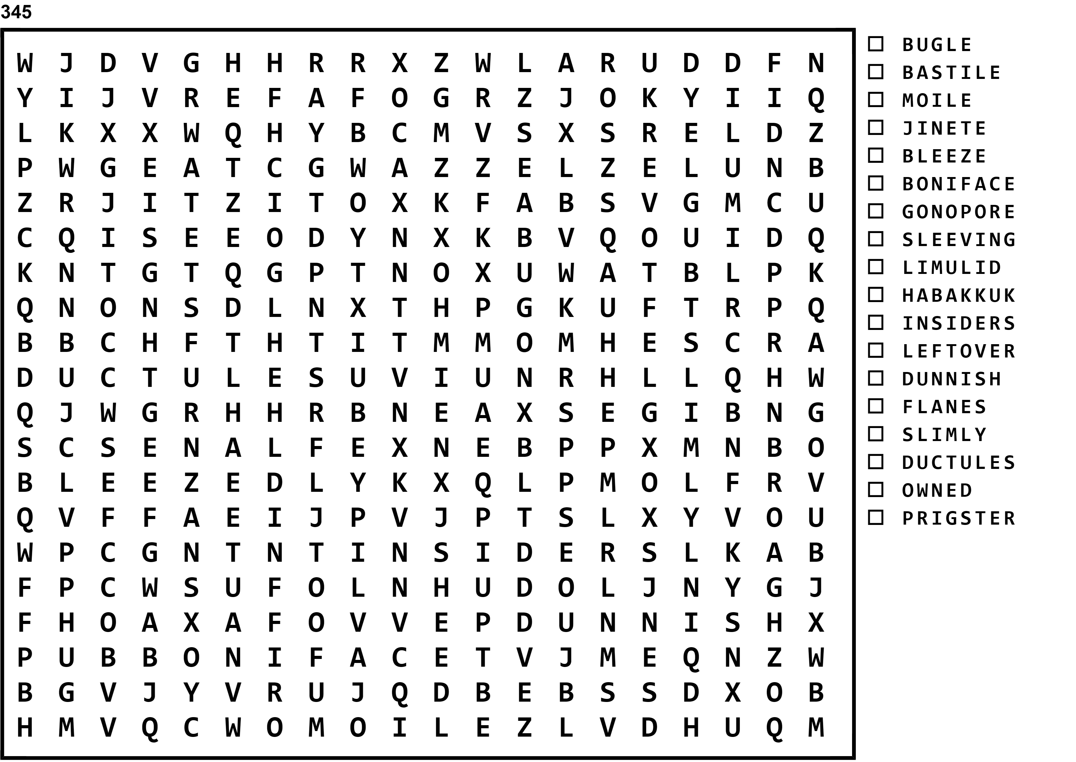 Word Search Puzzle Image