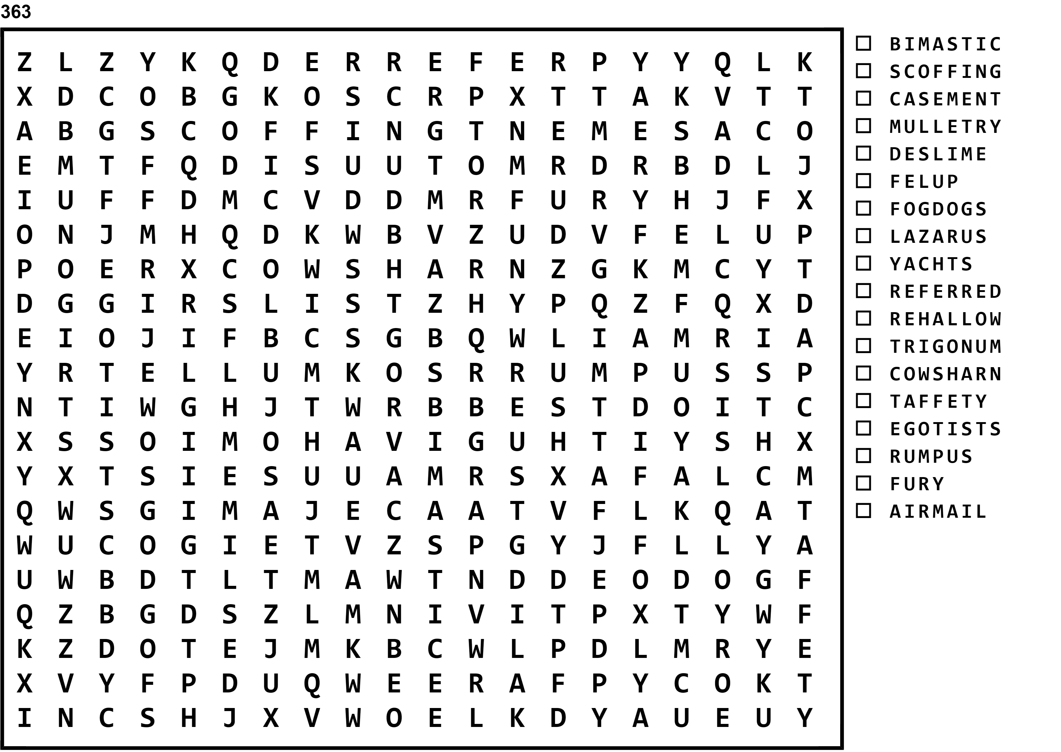 Word Search Puzzle Image