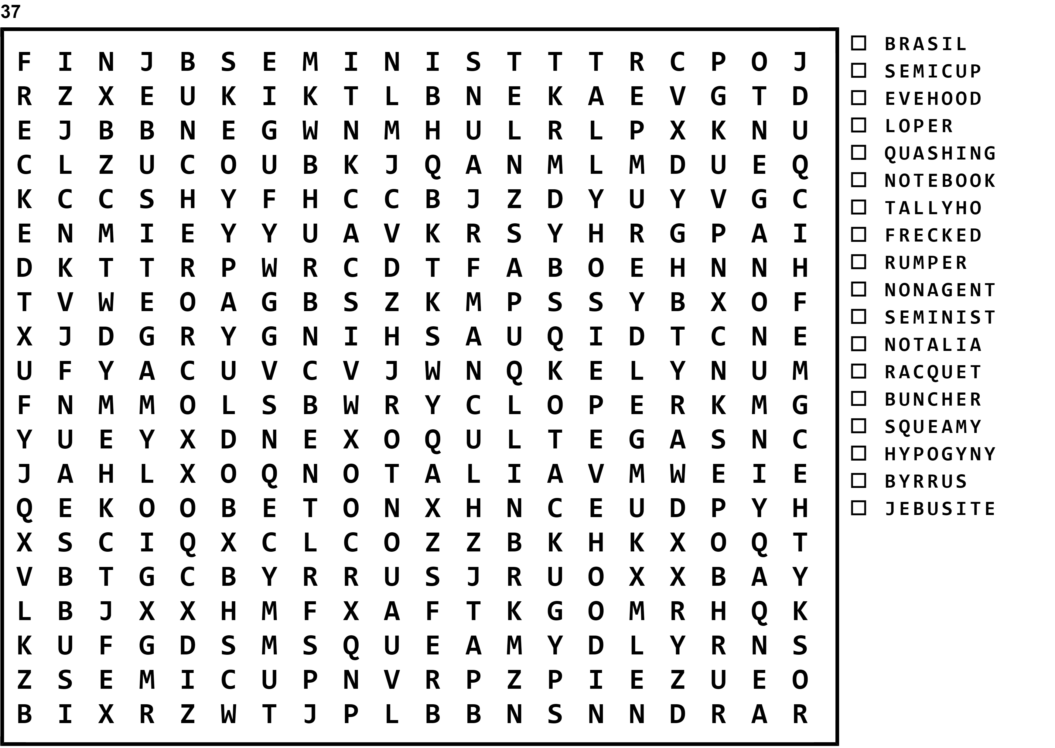 Word Search Puzzle Image