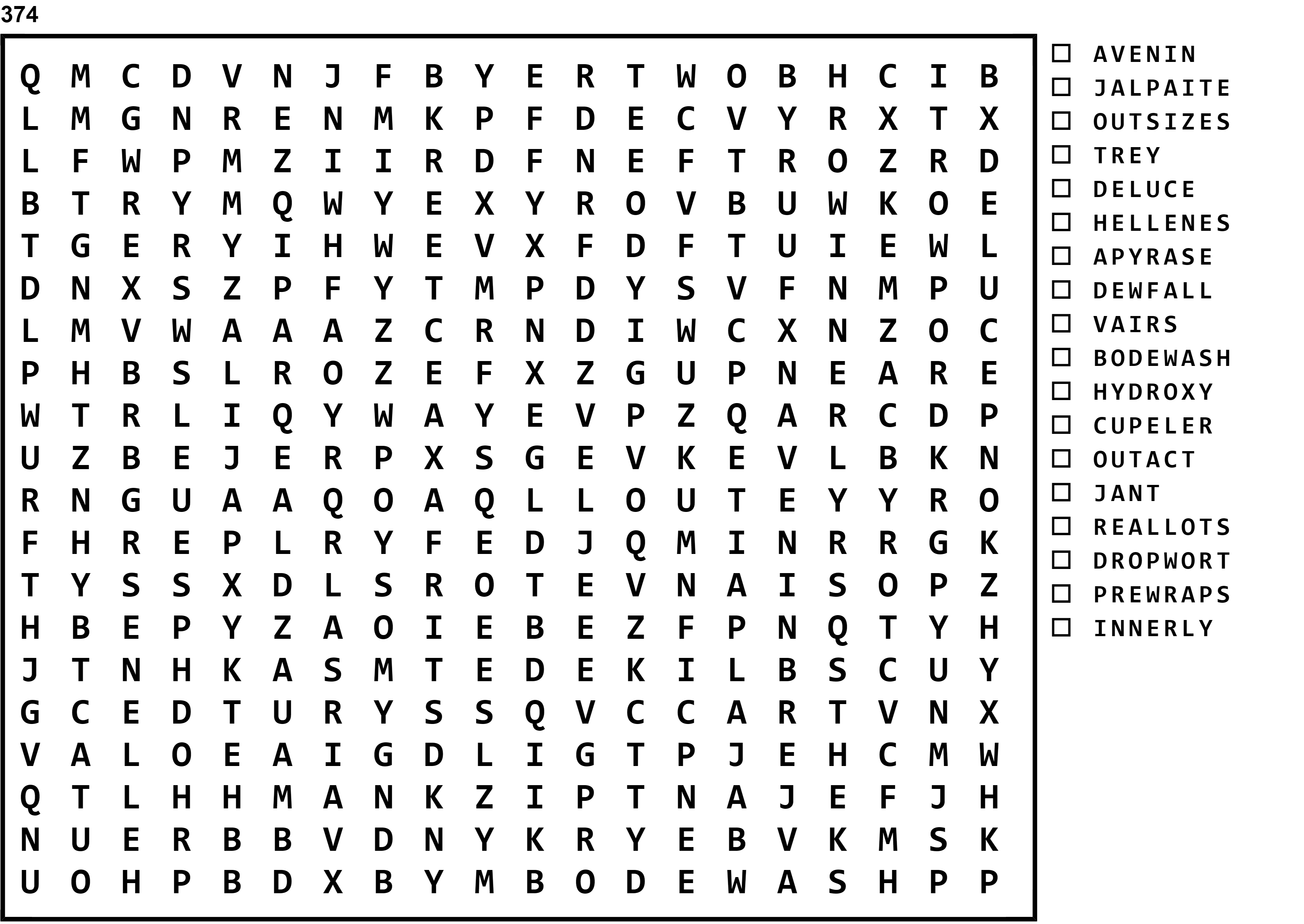 Word Search Puzzle Image