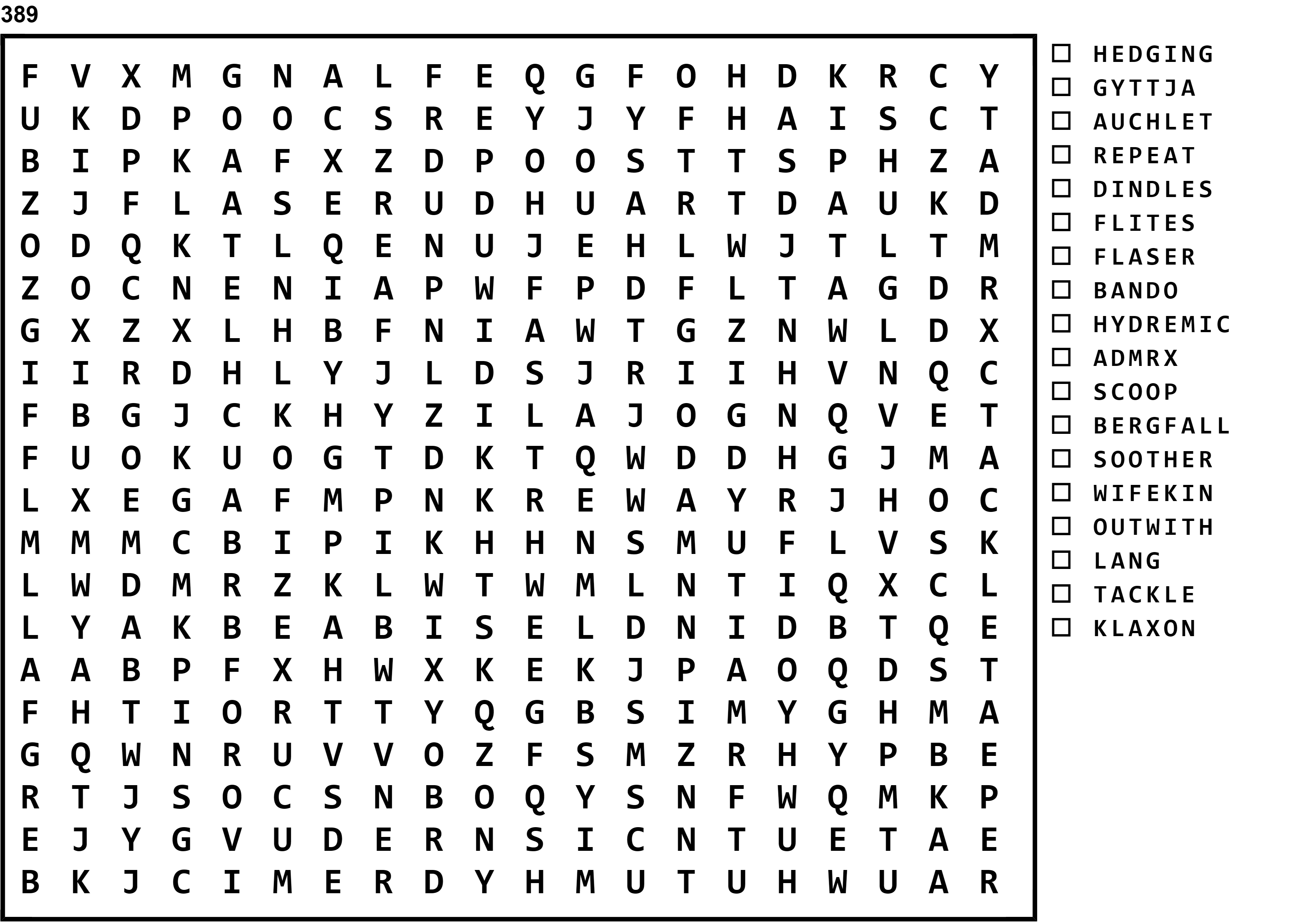Word Search Puzzle Image