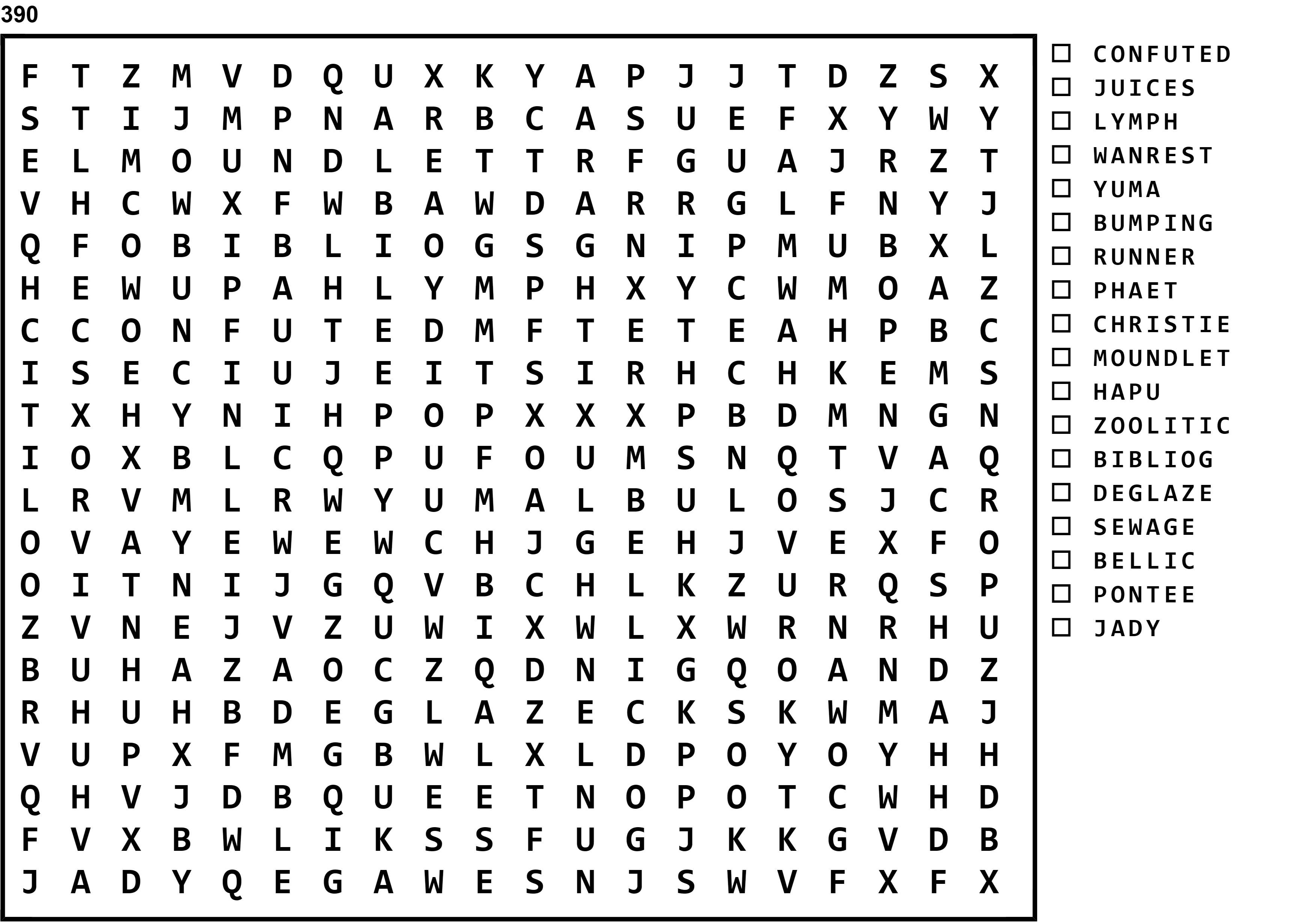 Word Search Puzzle Image