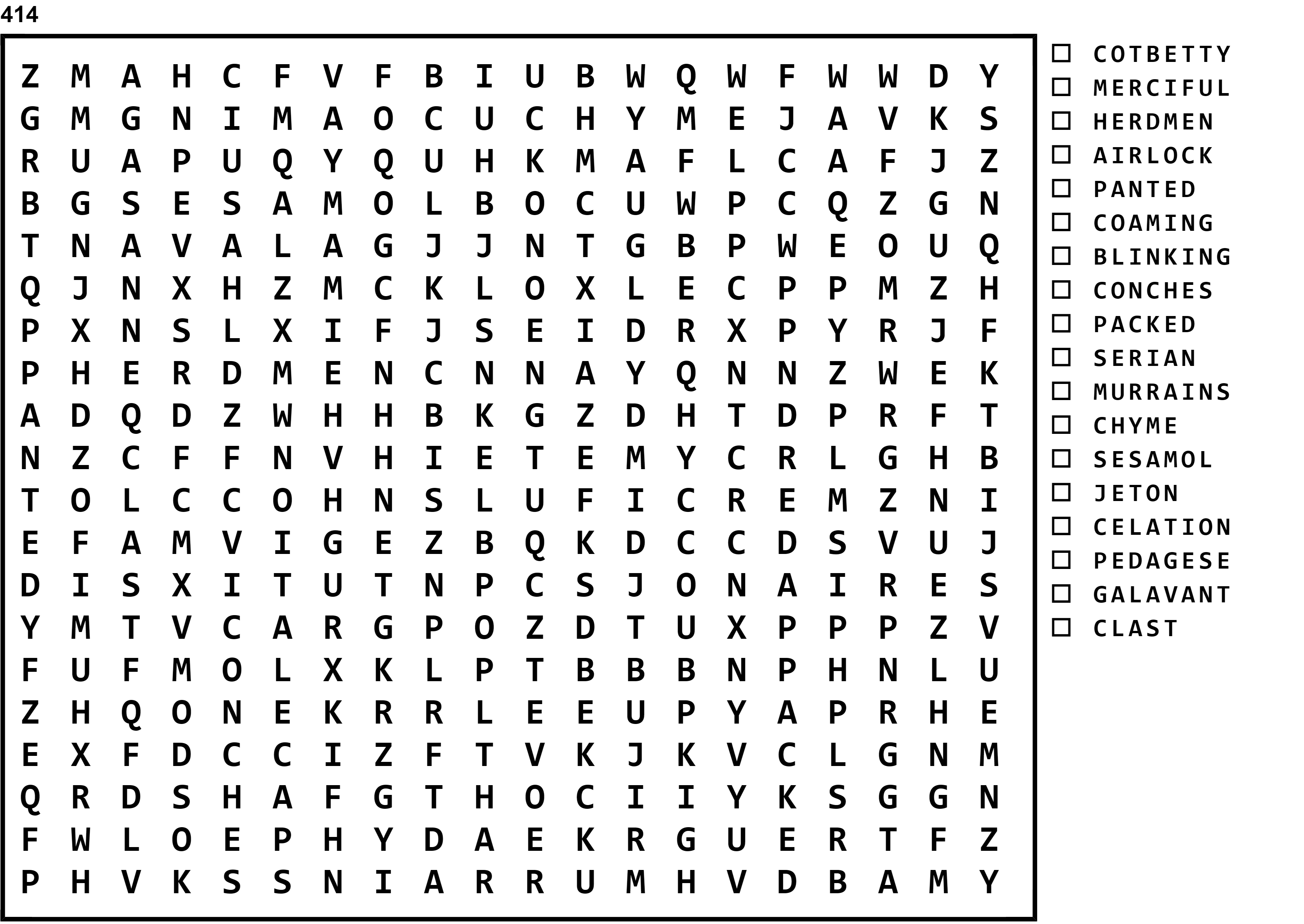 Word Search Puzzle Image