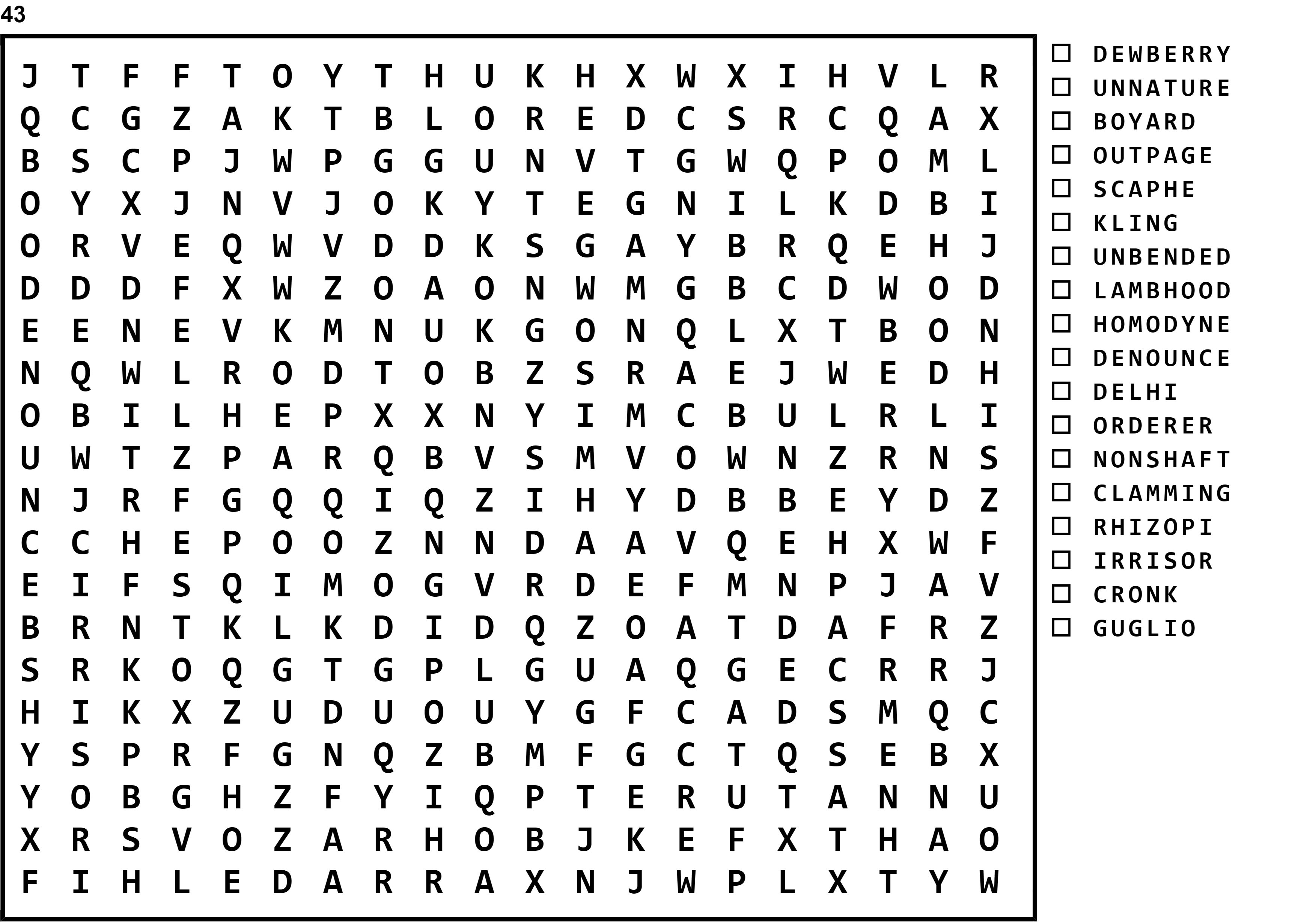 Word Search Puzzle Image