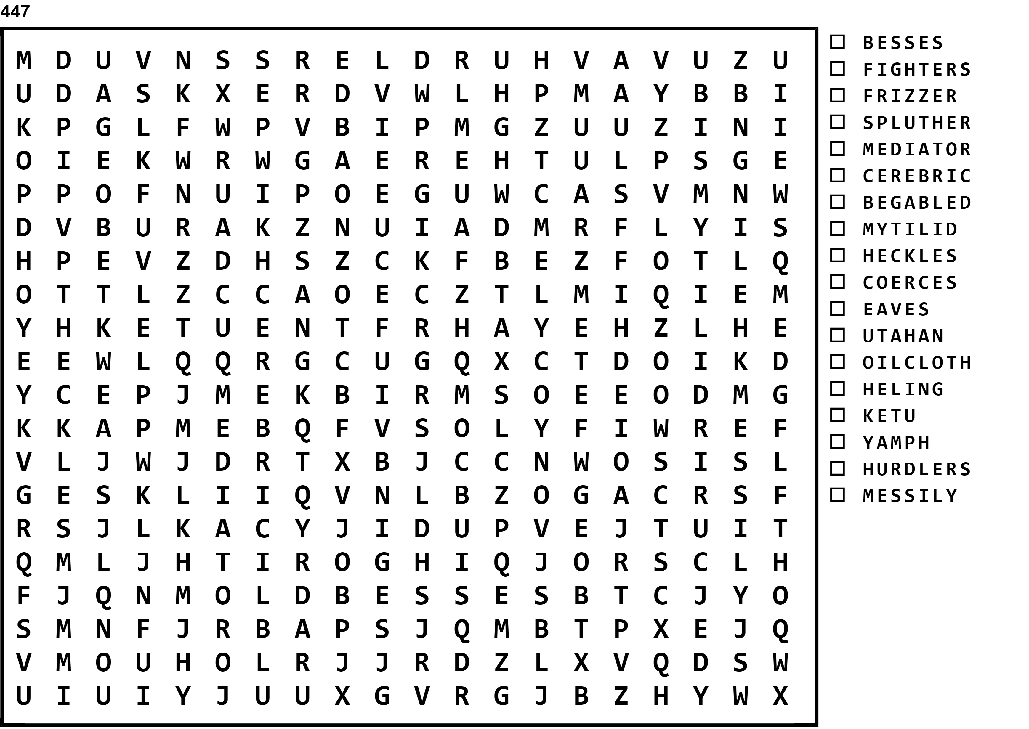 Word Search Puzzle Image