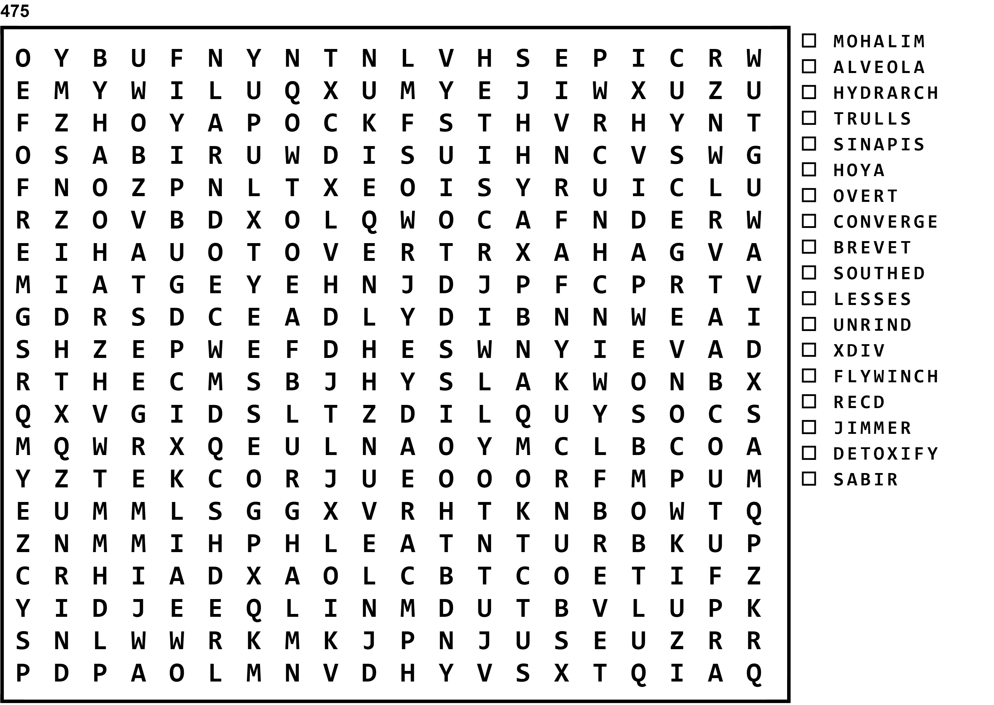Word Search Puzzle Image