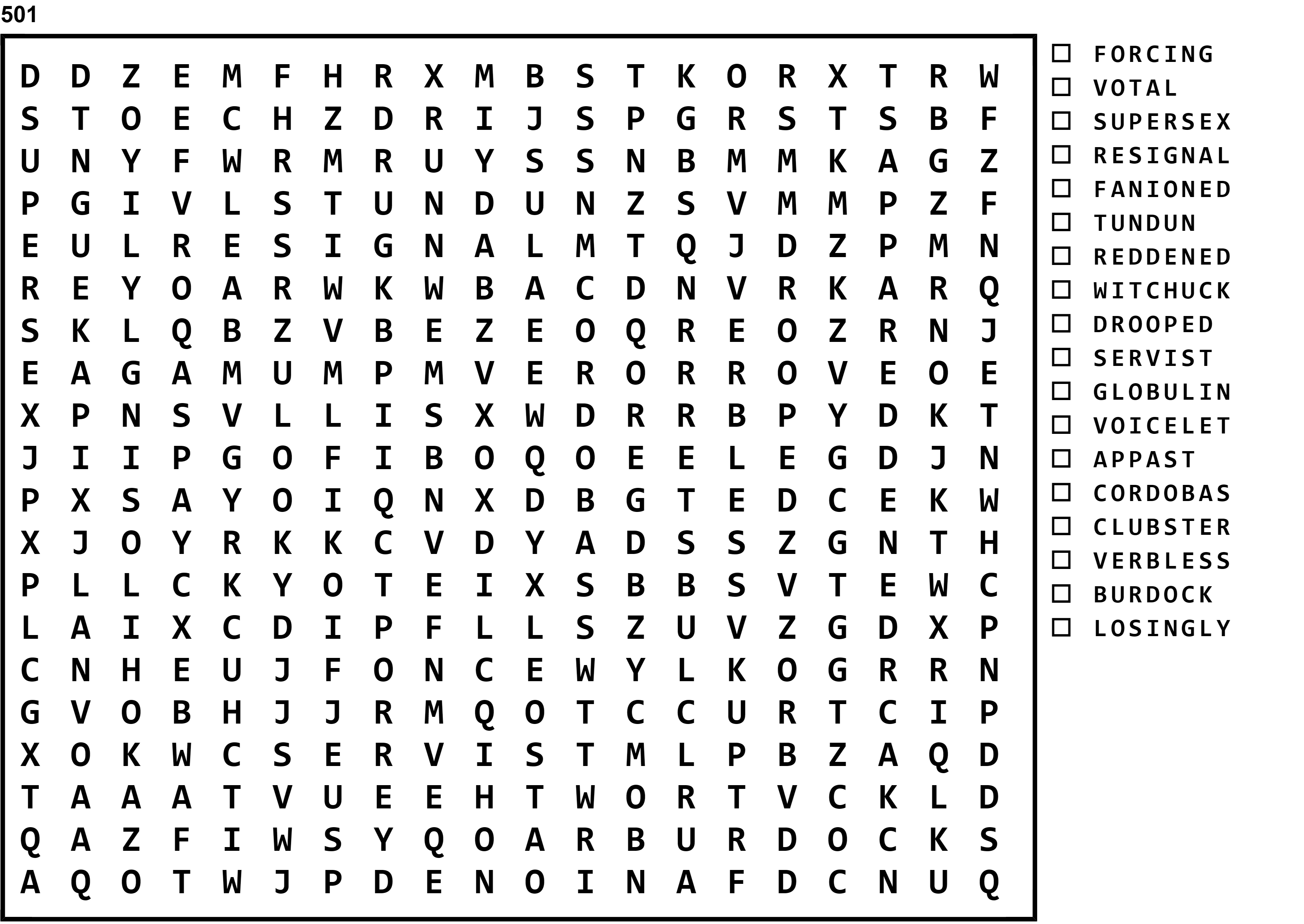 Word Search Puzzle Image