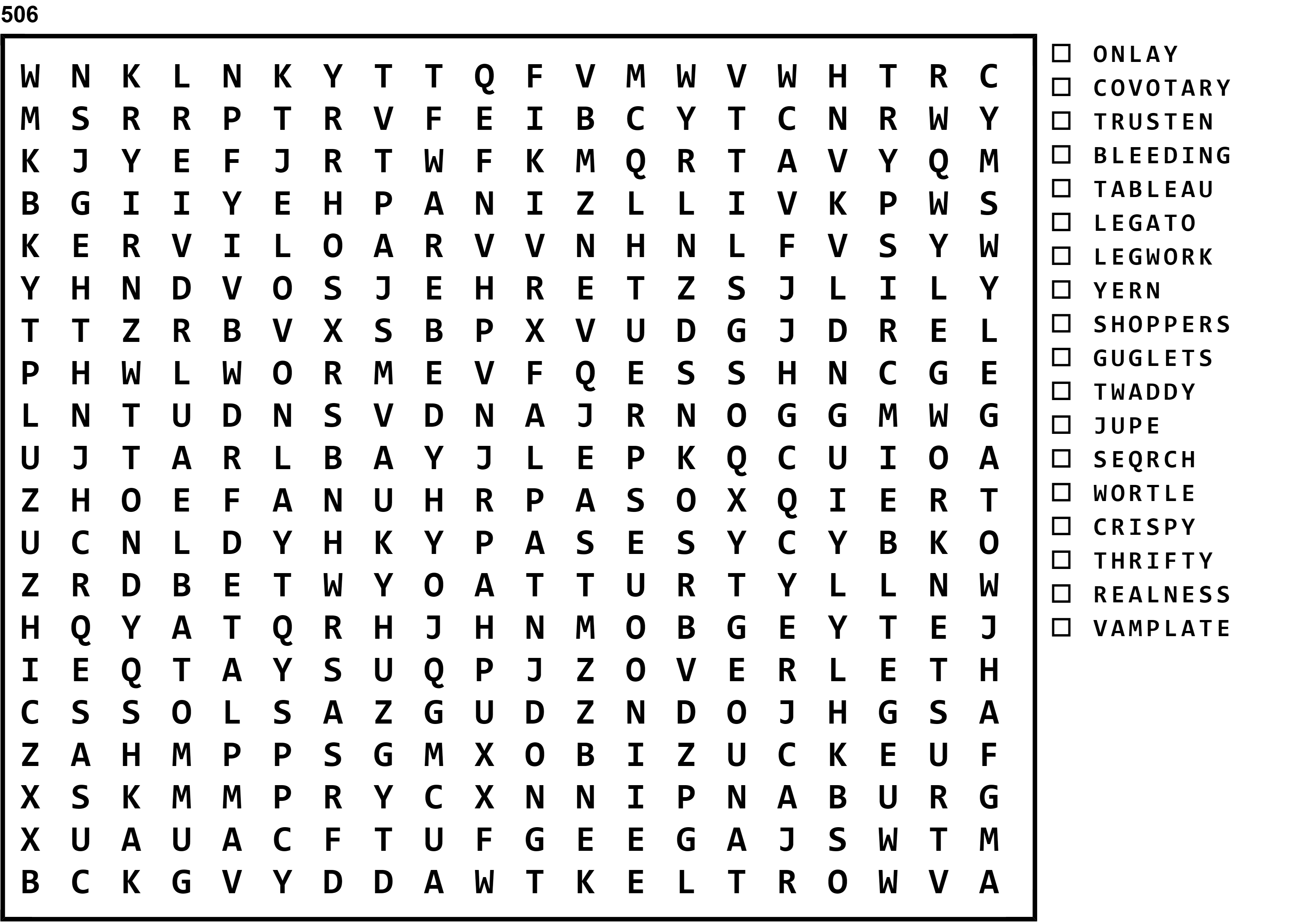 Word Search Puzzle Image