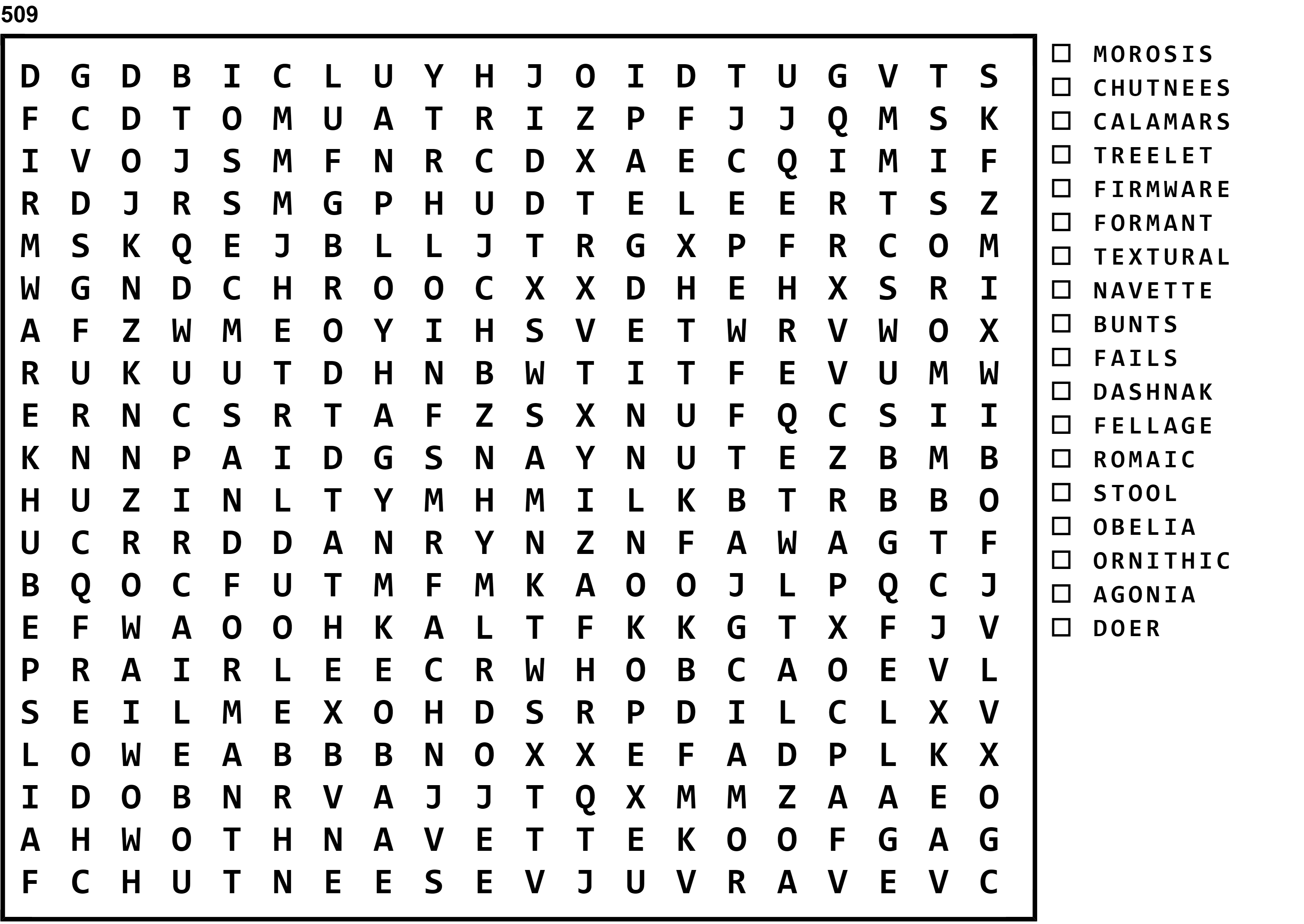 Word Search Puzzle Image