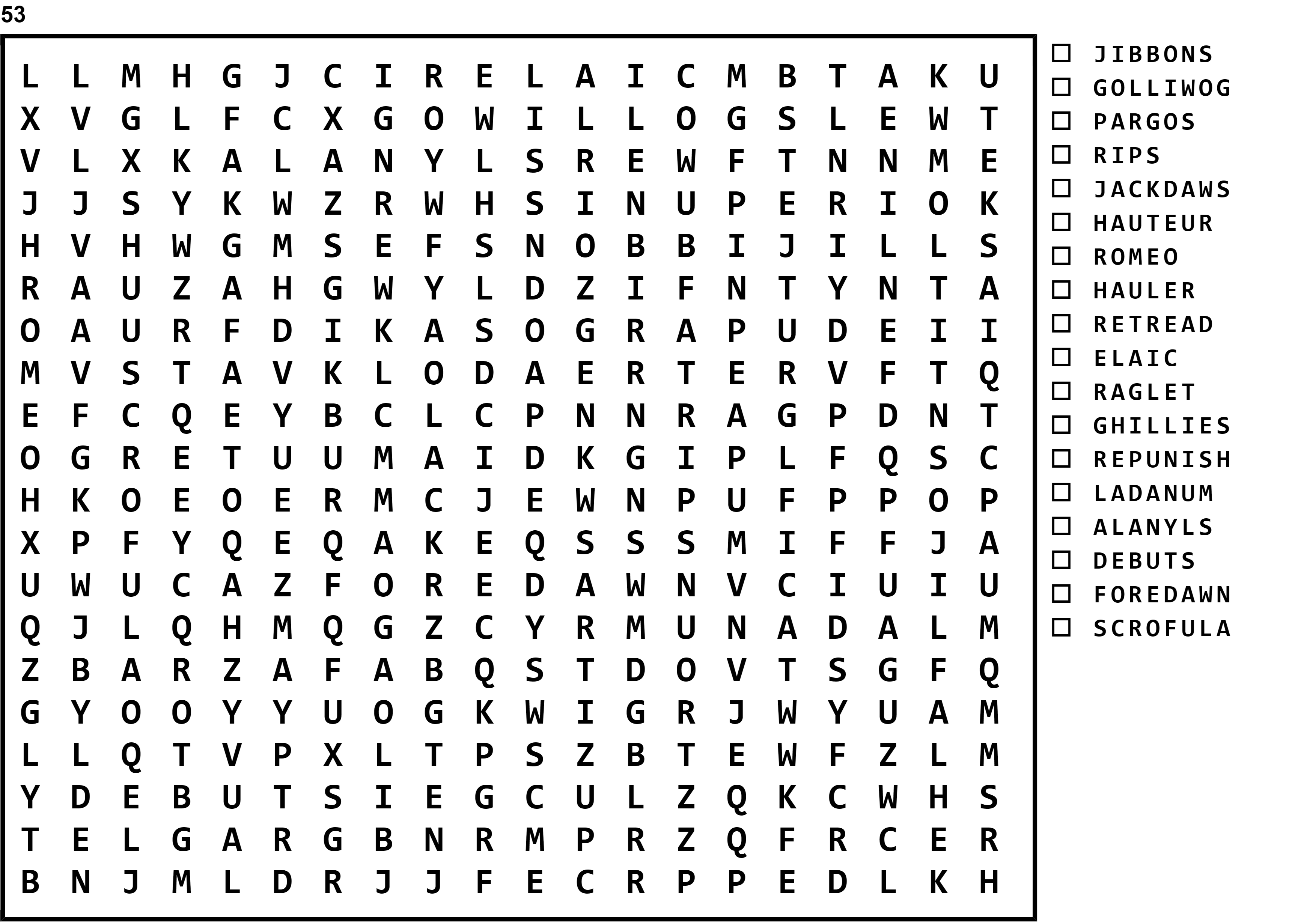 Word Search Puzzle Image