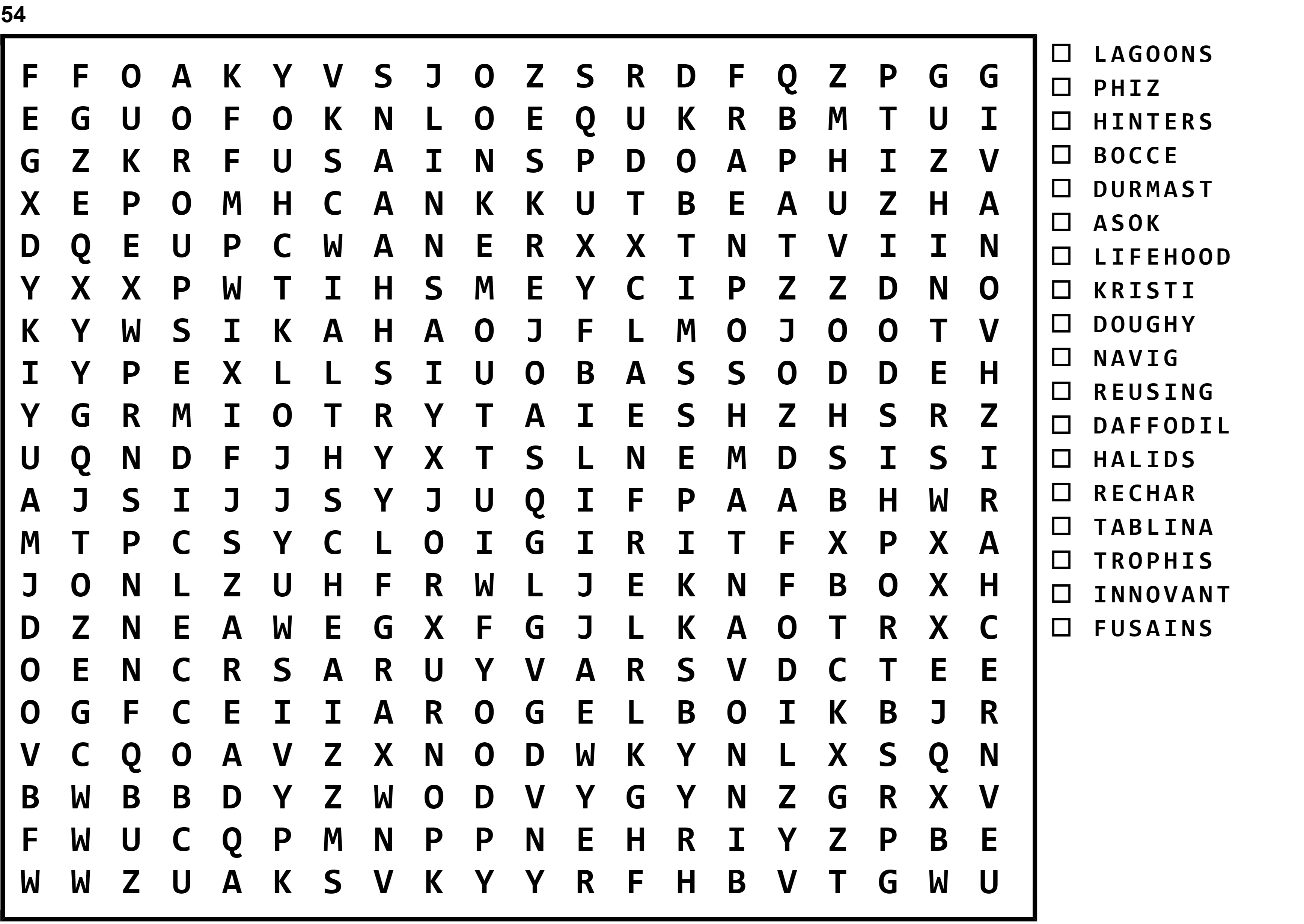 Word Search Puzzle Image