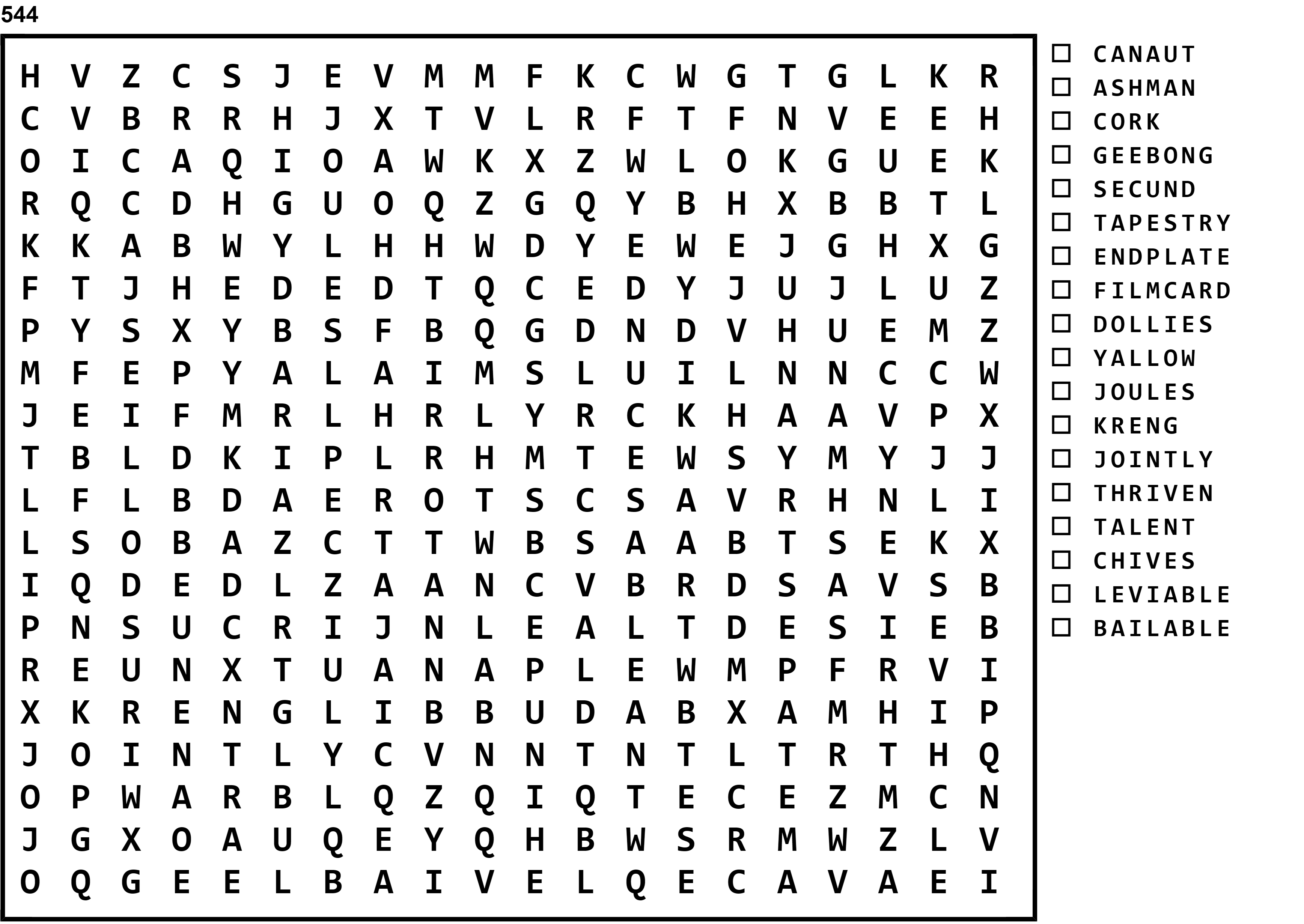 Word Search Puzzle Image