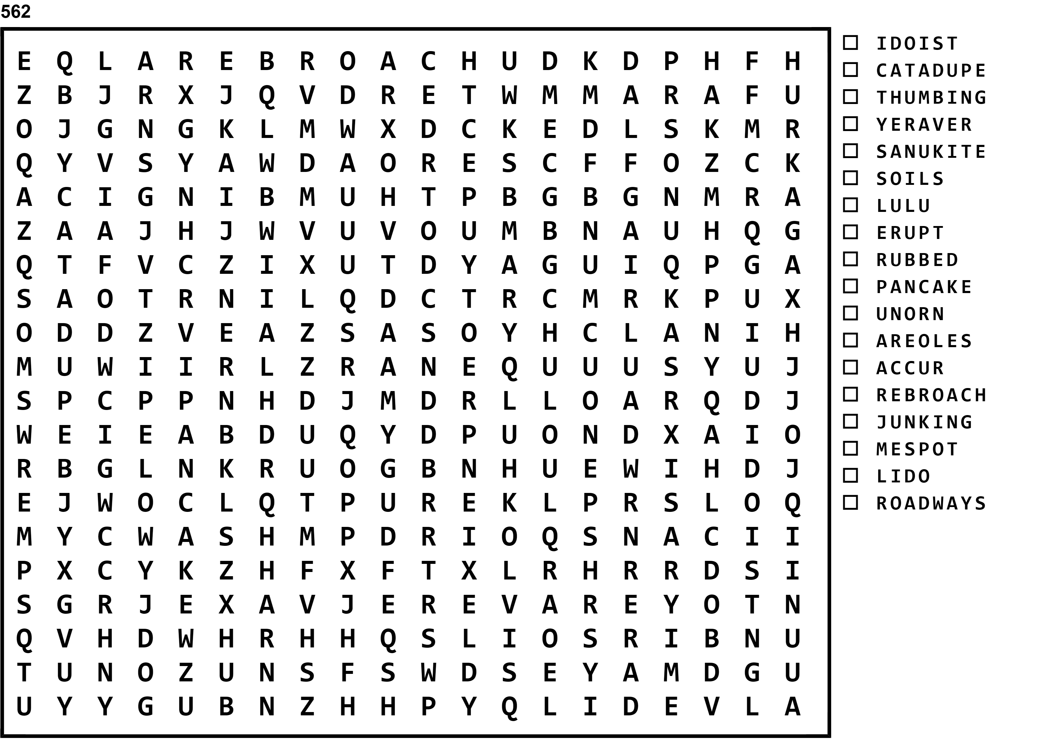 Word Search Puzzle Image