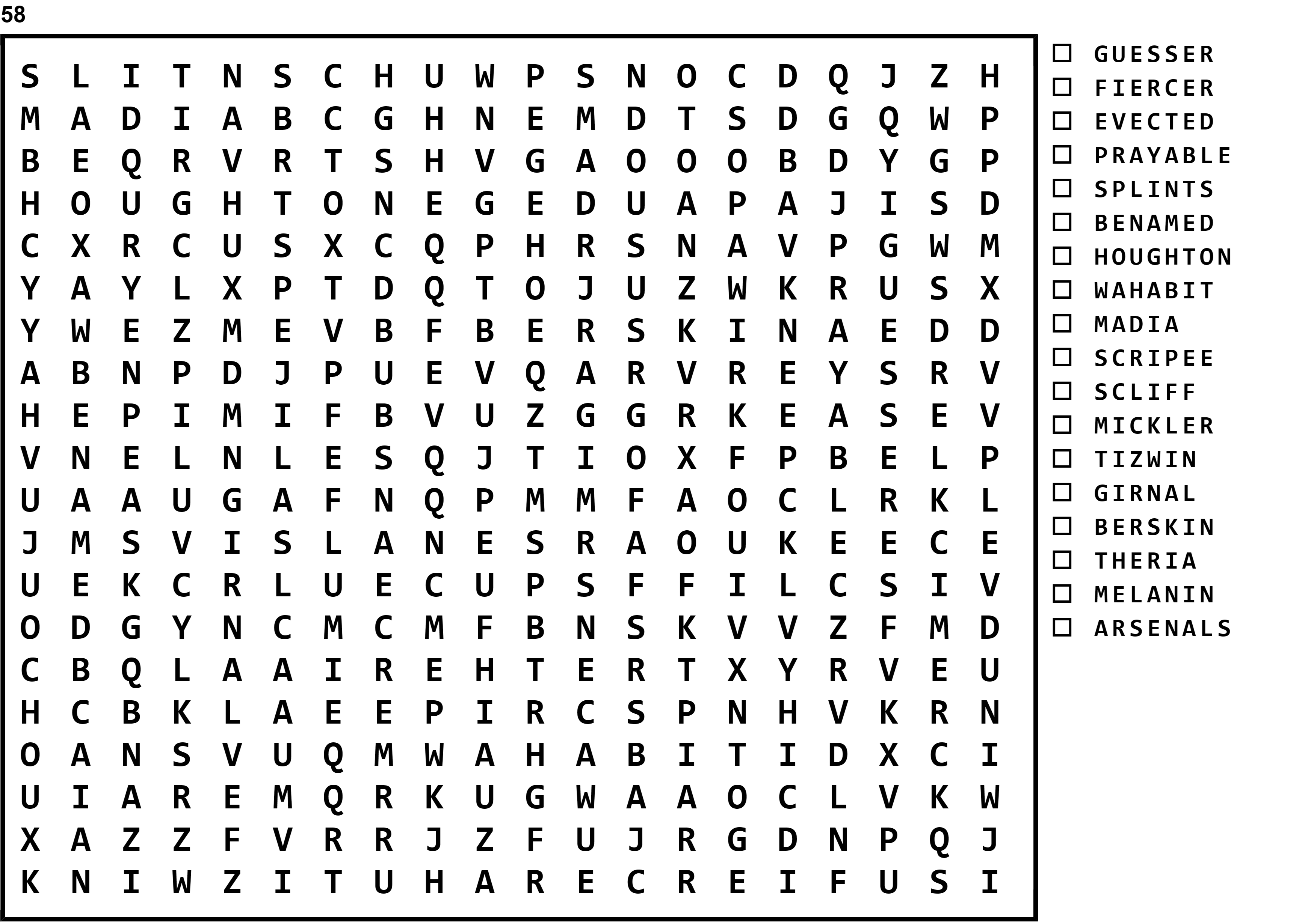 Word Search Puzzle Image