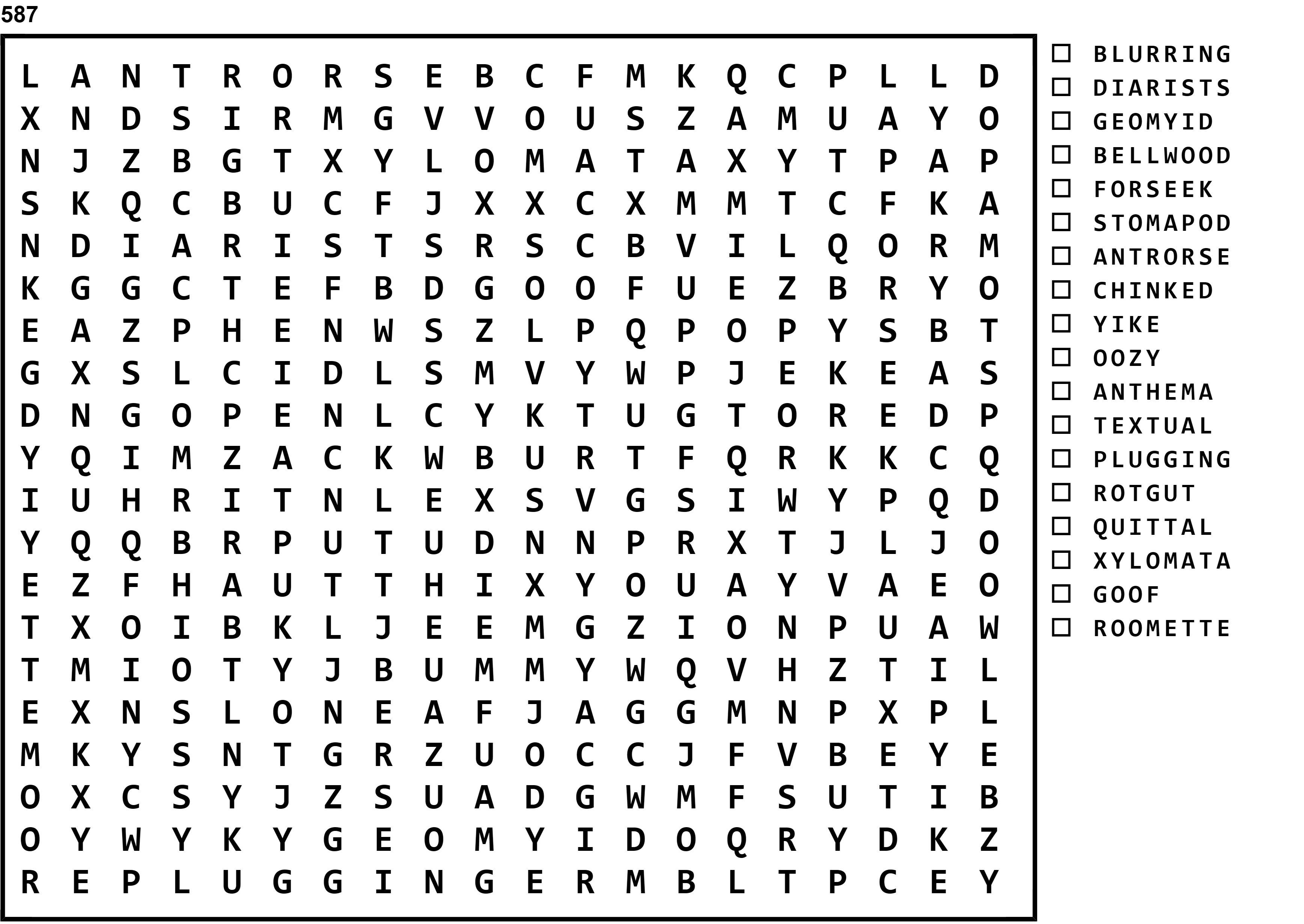 Word Search Puzzle Image