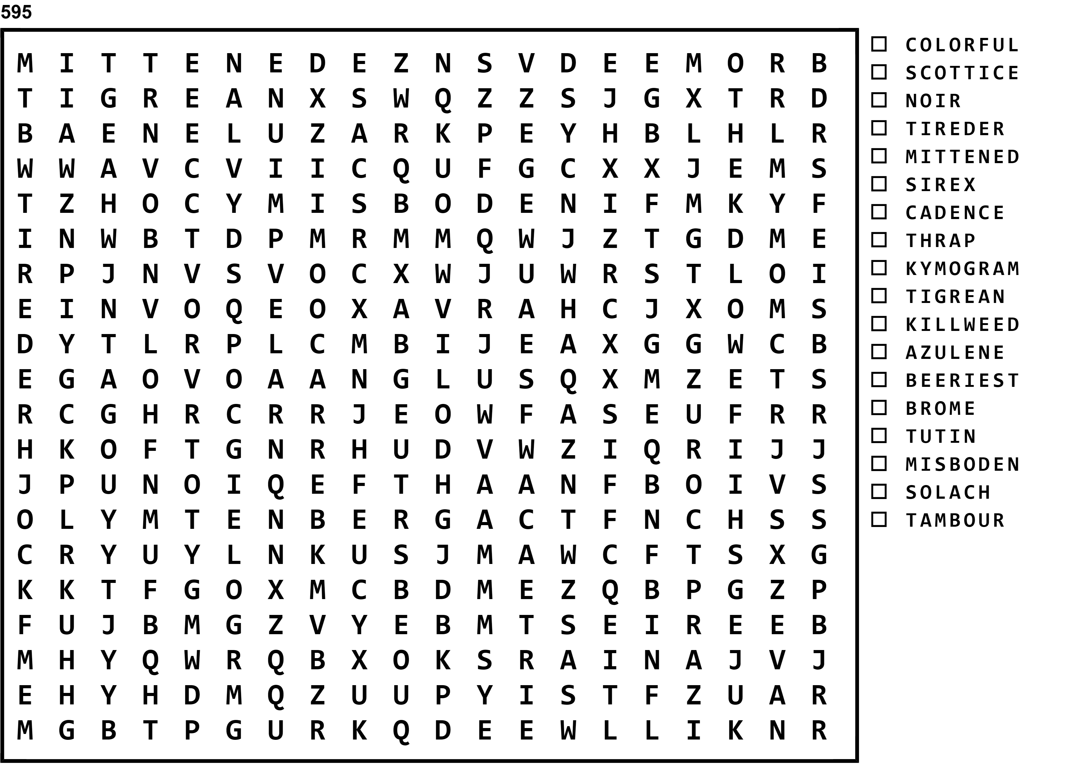 Word Search Puzzle Image