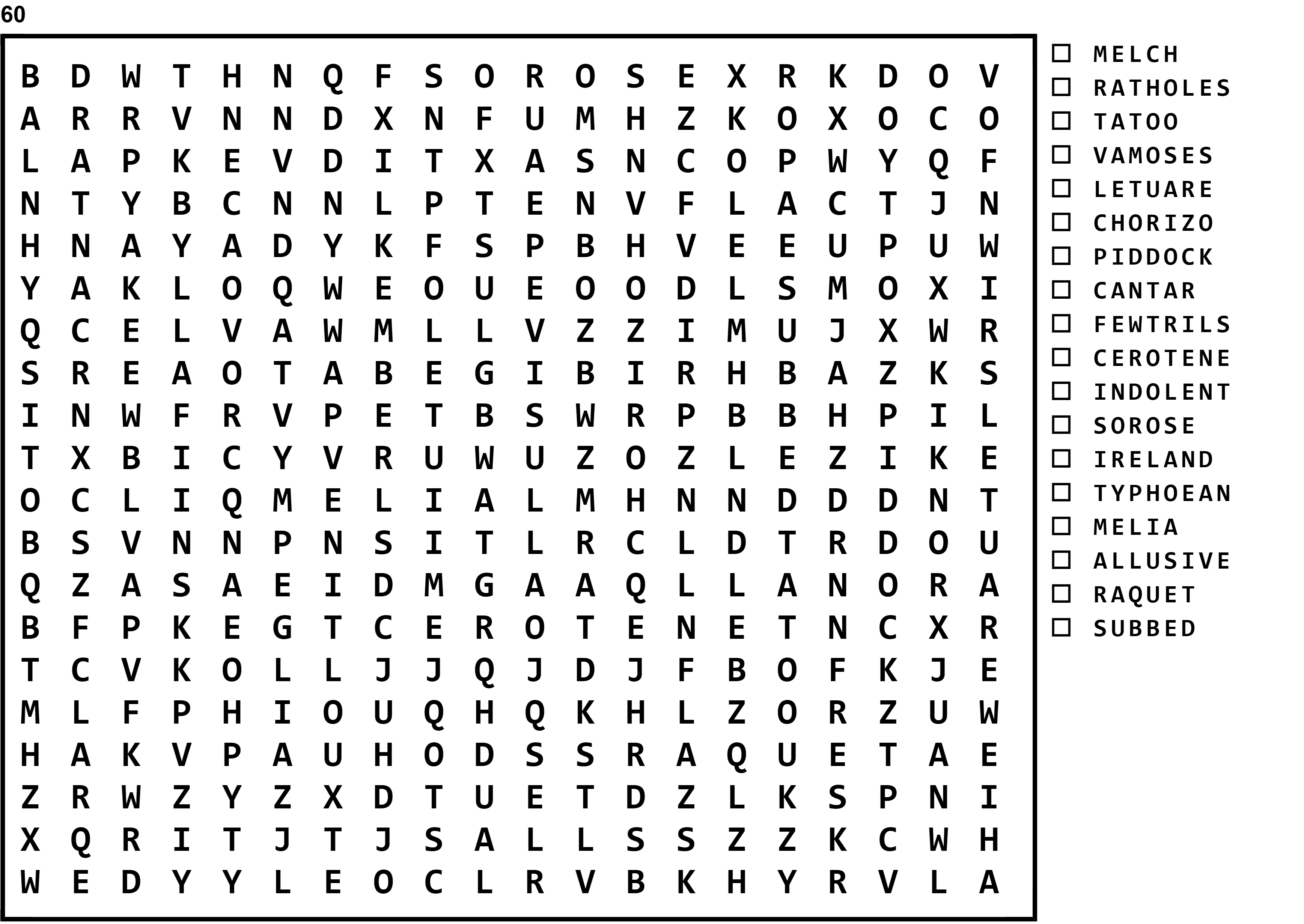 Word Search Puzzle Image