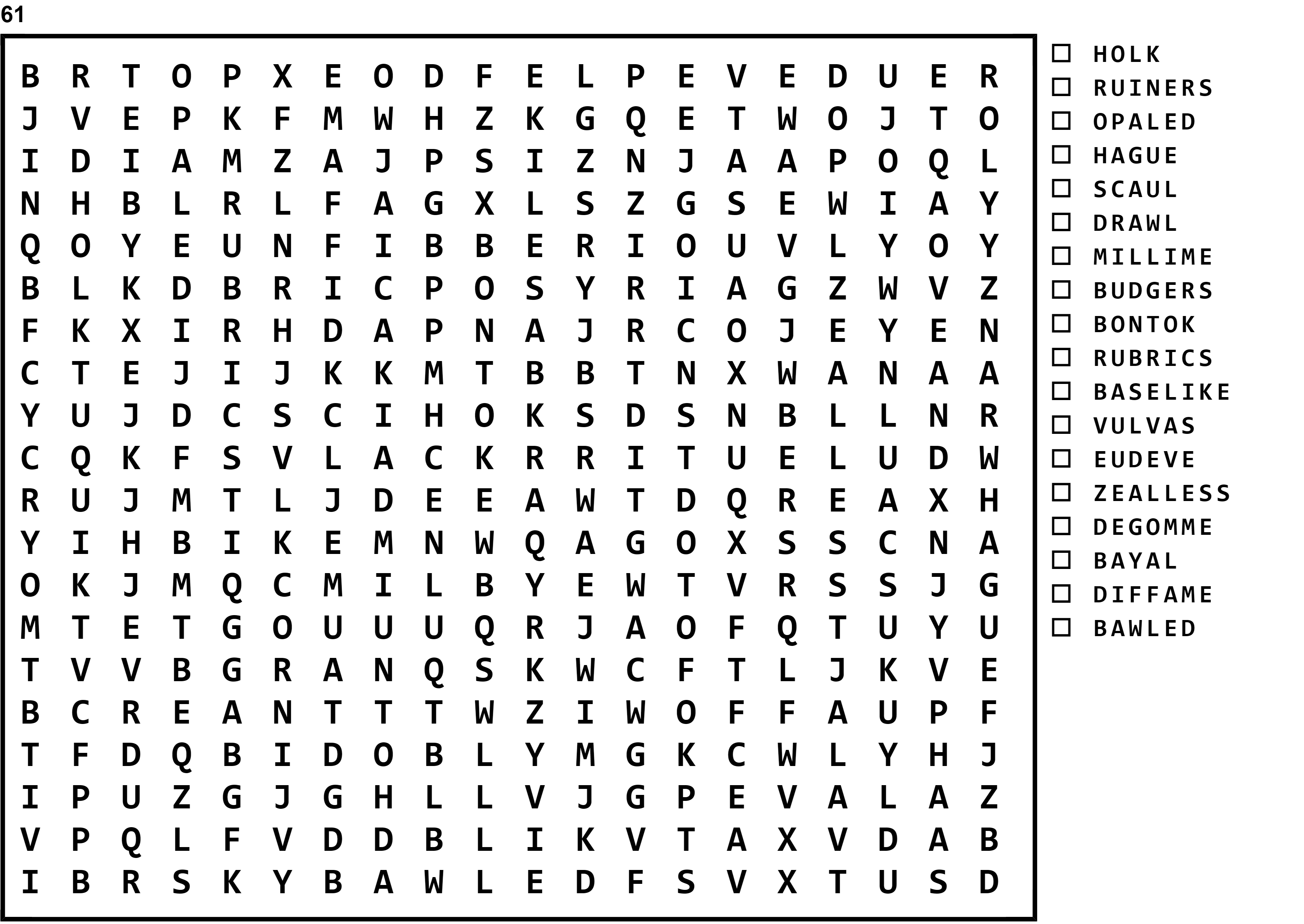 Word Search Puzzle Image