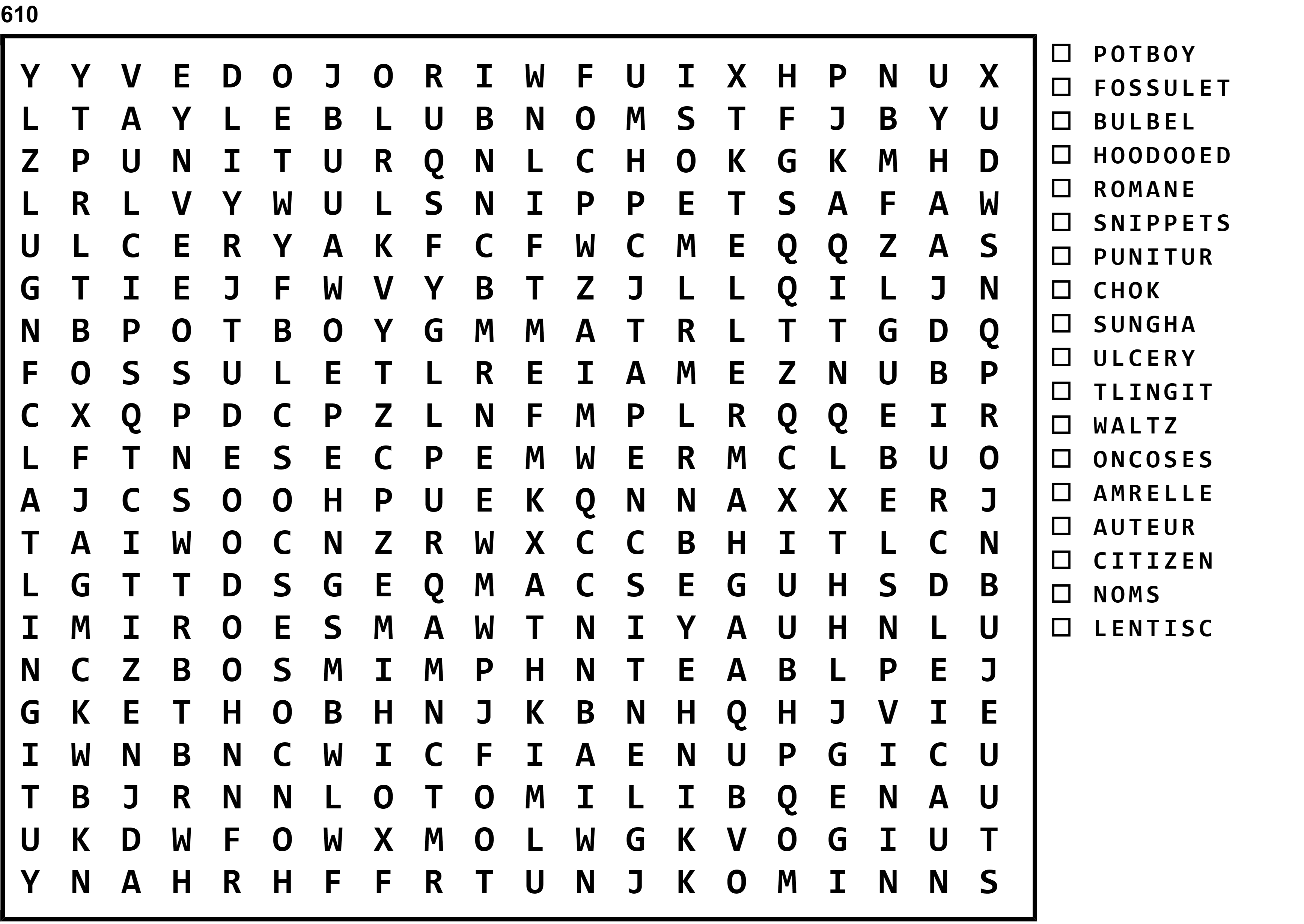 Word Search Puzzle Image