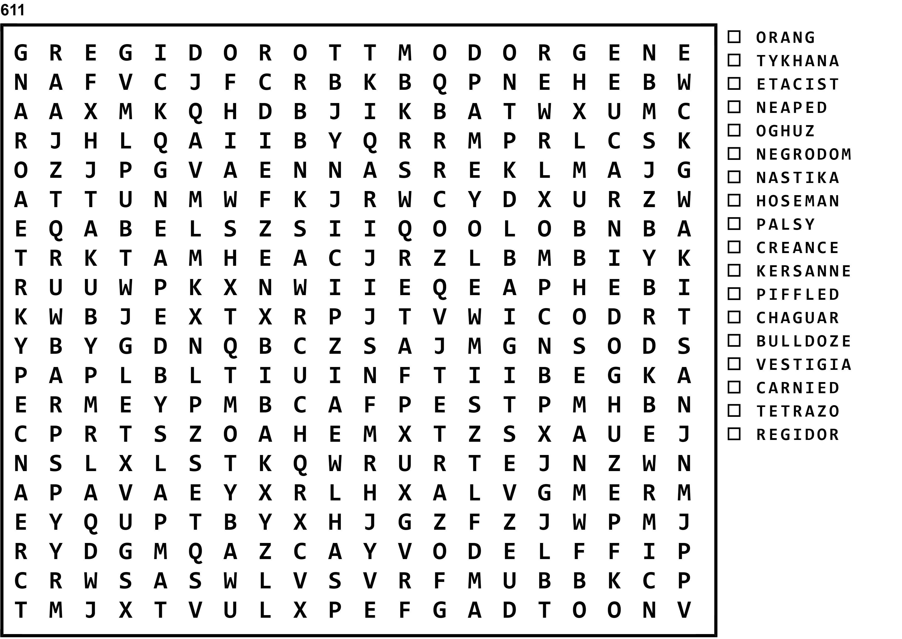 Word Search Puzzle Image