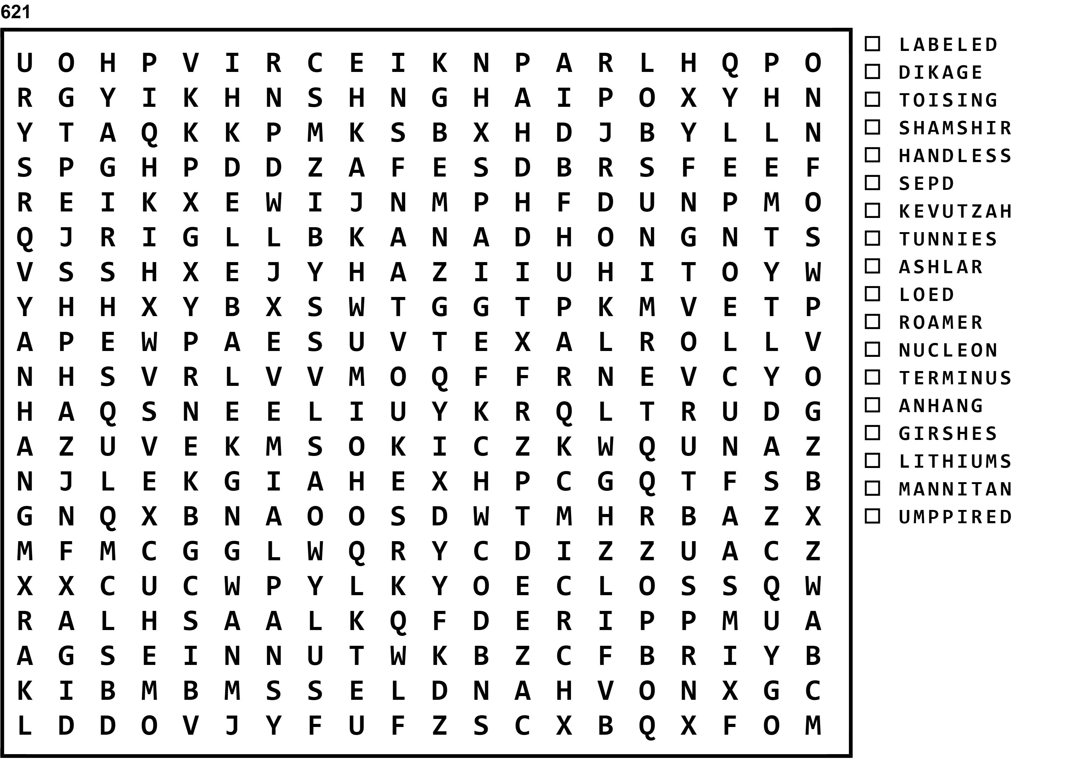 Word Search Puzzle Image