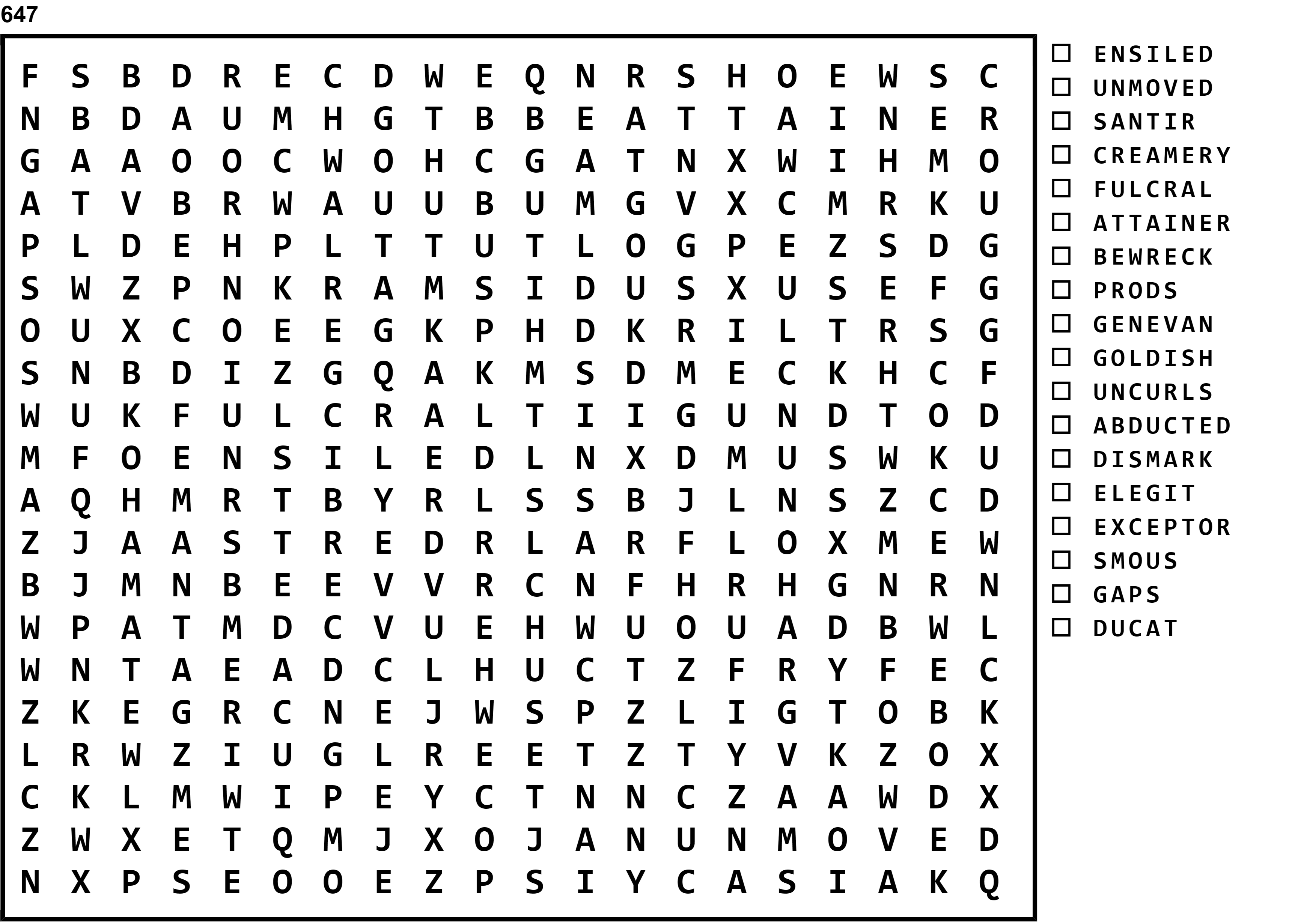Word Search Puzzle Image