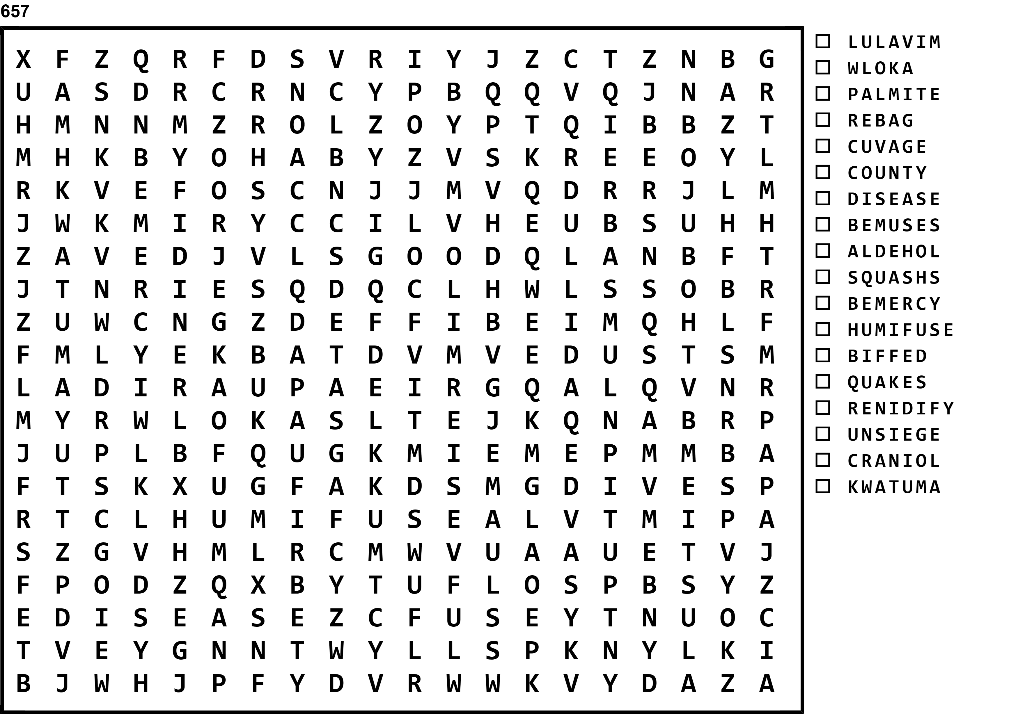 Word Search Puzzle Image