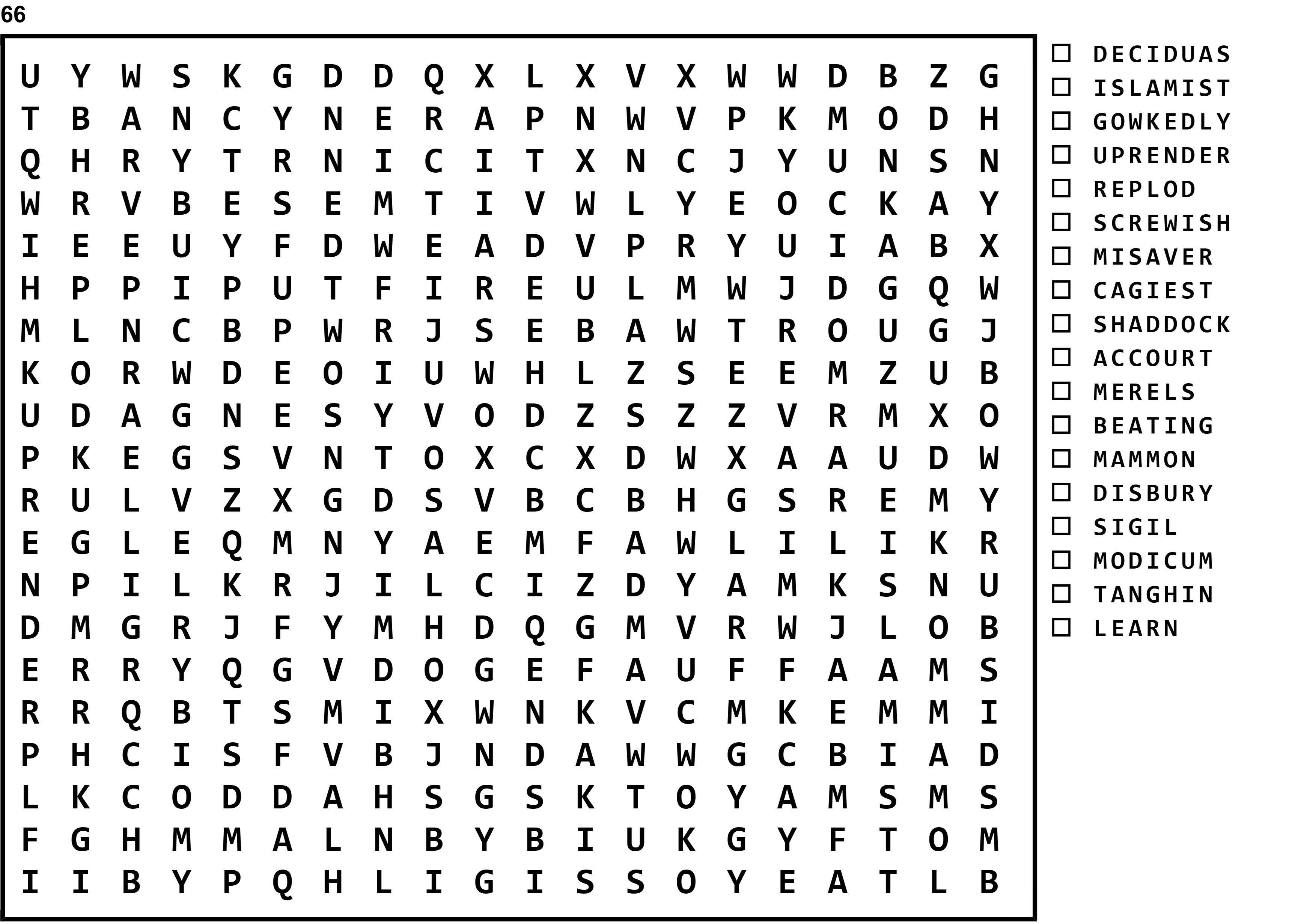 Word Search Puzzle Image